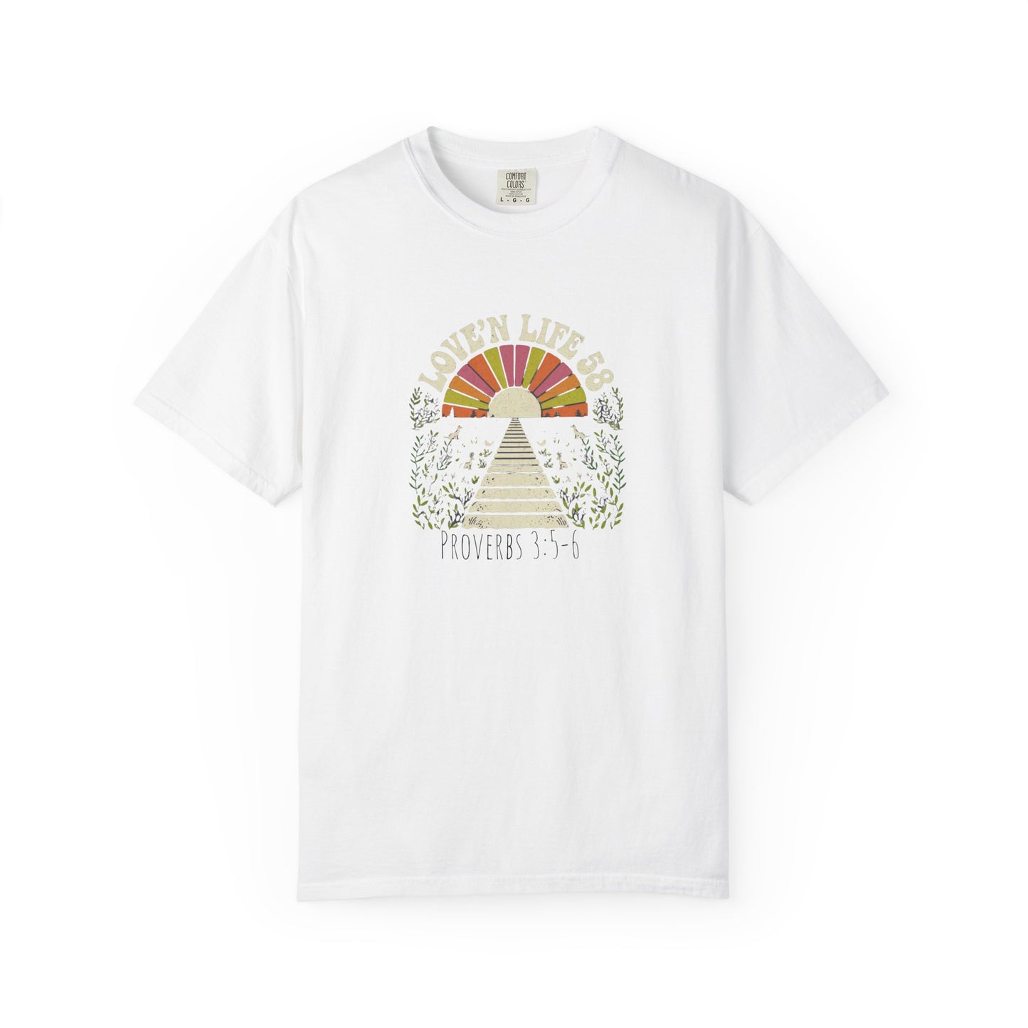 Proverbs Inspired Path Tee - Comfort Colors