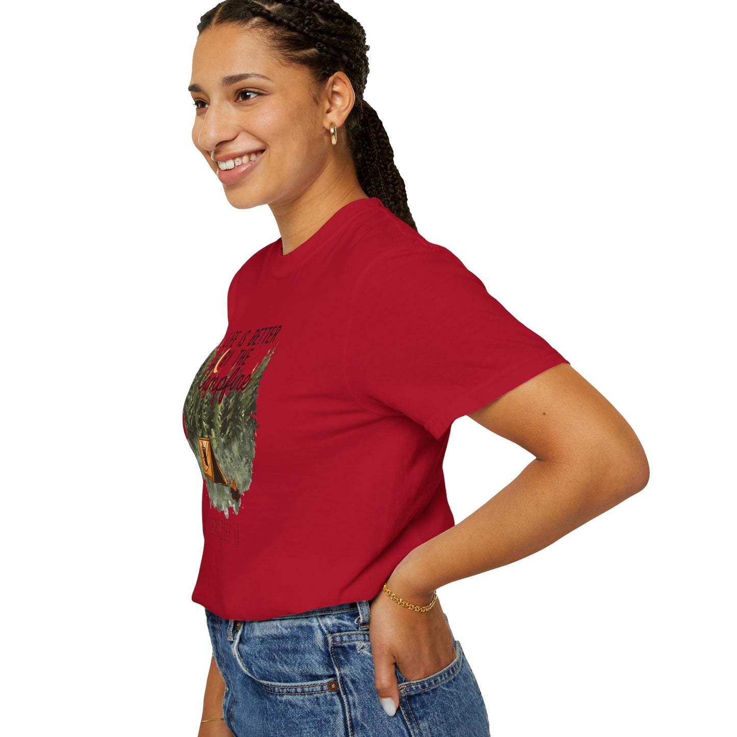 Life is Better by the Campfire Tee - Comfort Colors