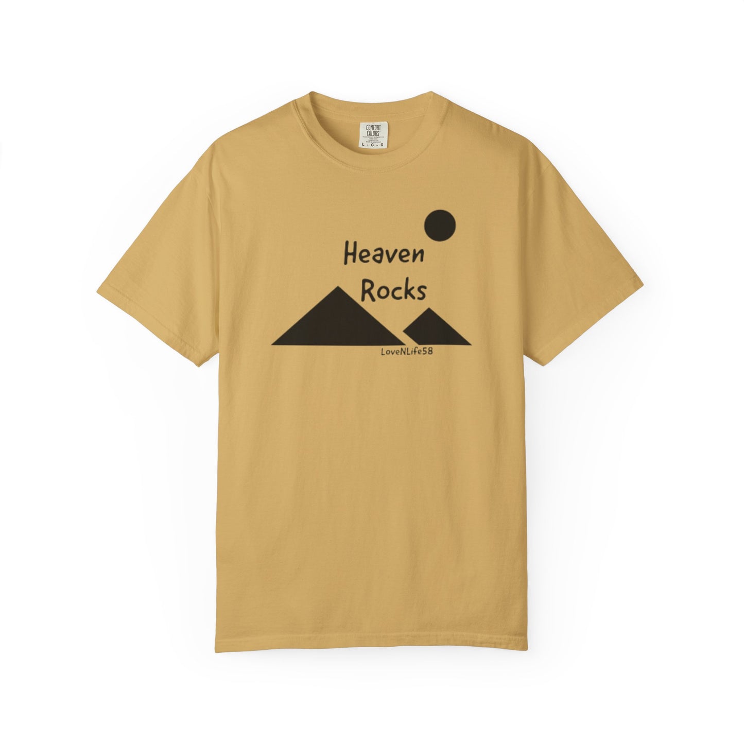Heaven Rocks Tee- Comfort Colors
