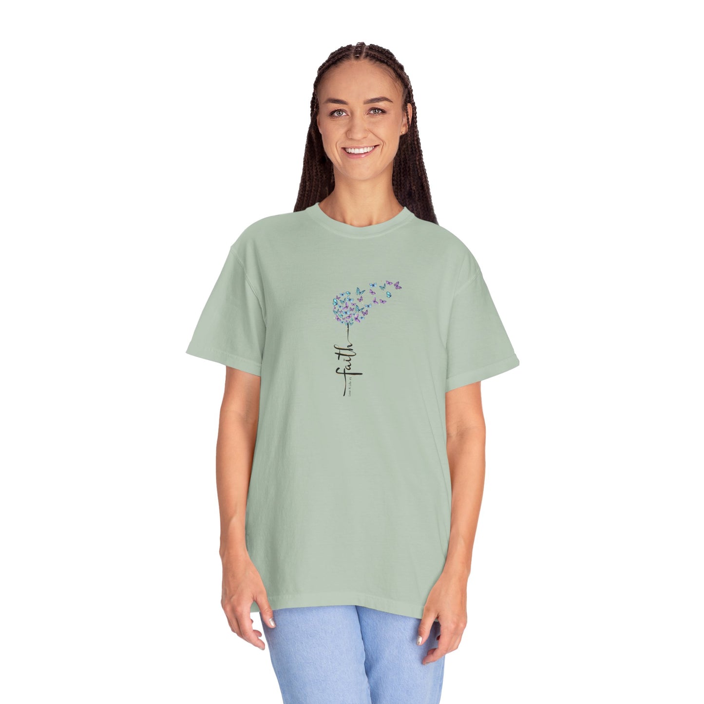 Faith Butterflies - Comfort Colors