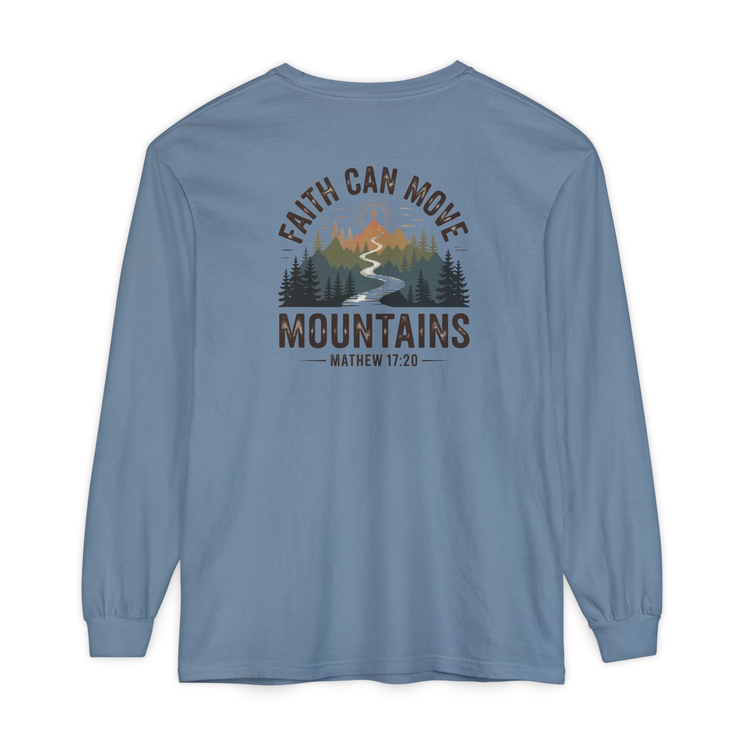Faith Can Move Mountains Tee - Comfort Colors