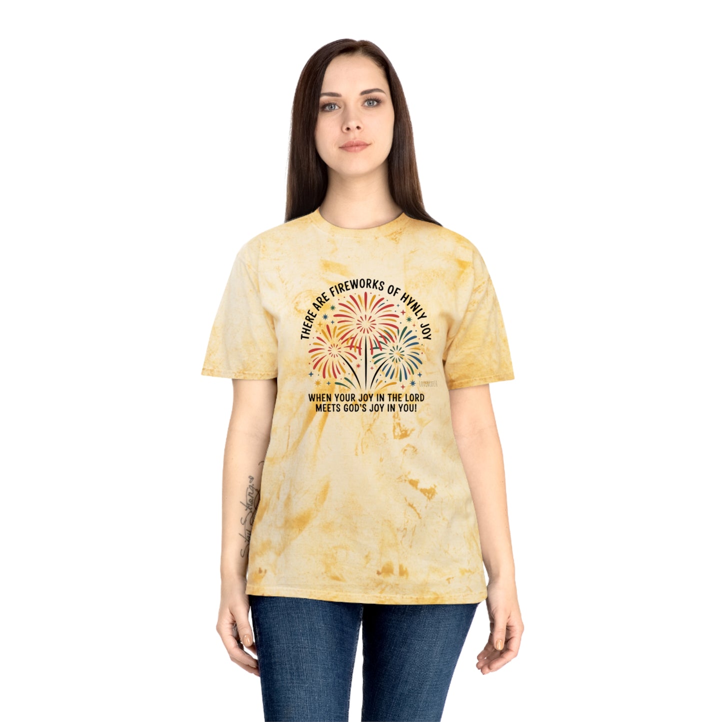 Joyful Fireworks Tee - Comfort Colors