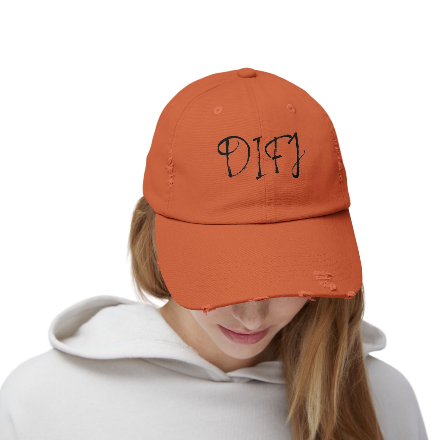 DIFJ - DO IT FOR JESUS - Distressed Unisex Cap