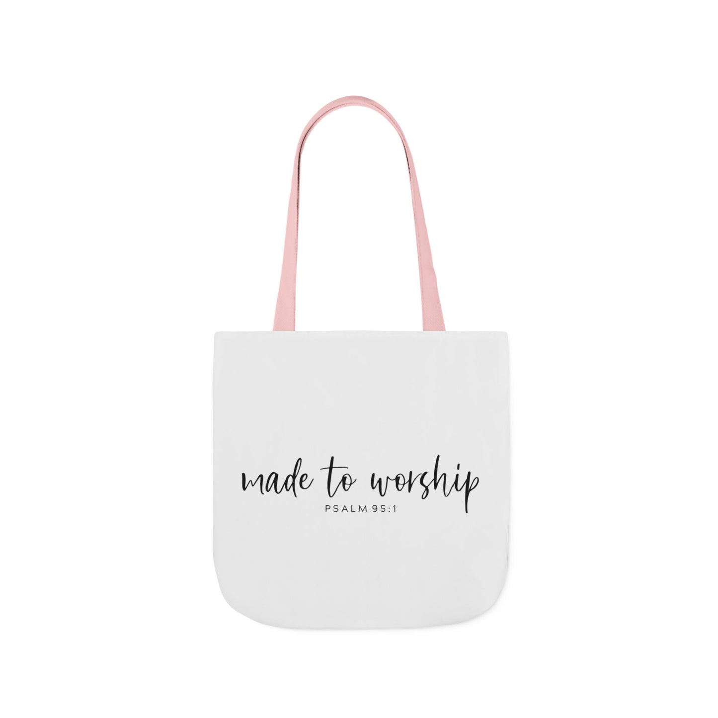 Inspirational Canvas Tote Bag - Faithful Design, Jesus Quote