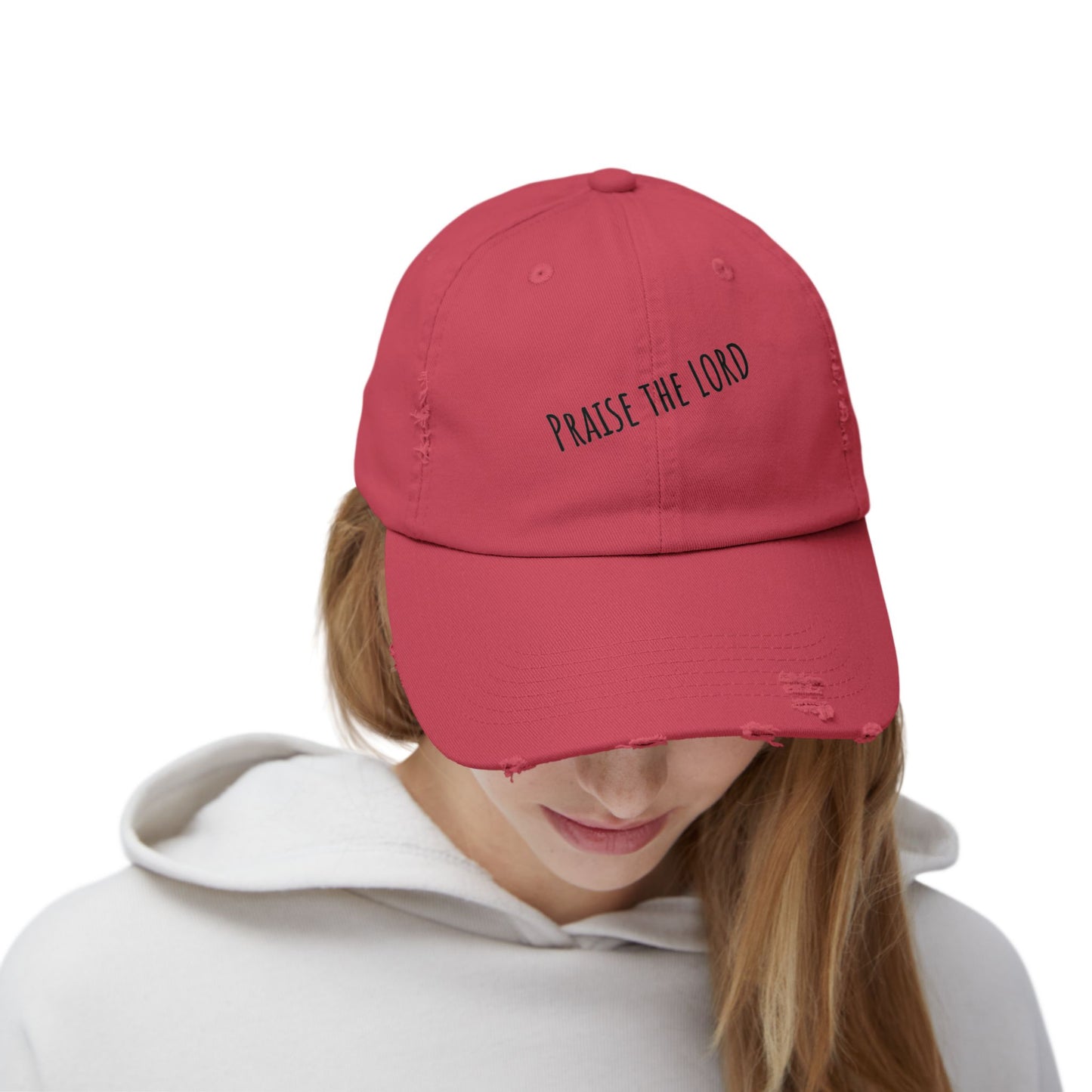 'Praise the Lord' - Distressed Hat