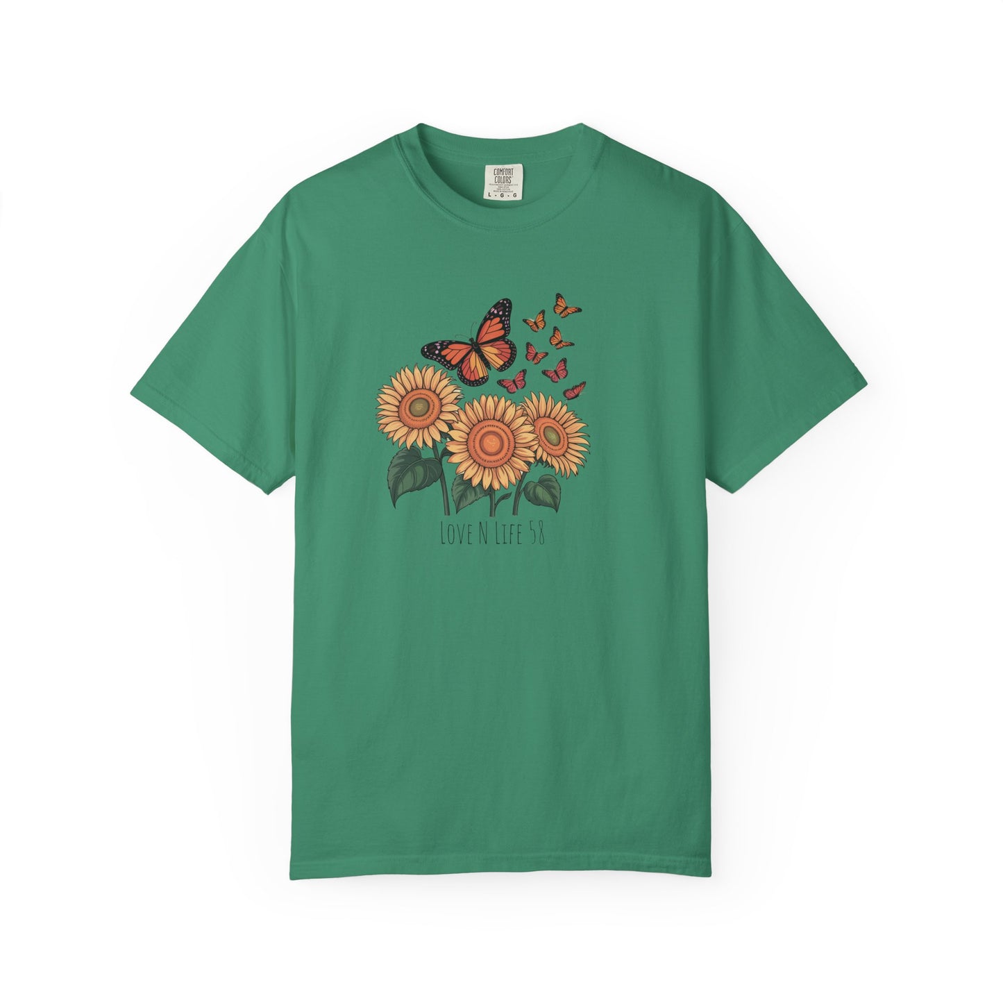 Sunflowers and Butterflies - Comfort Colors