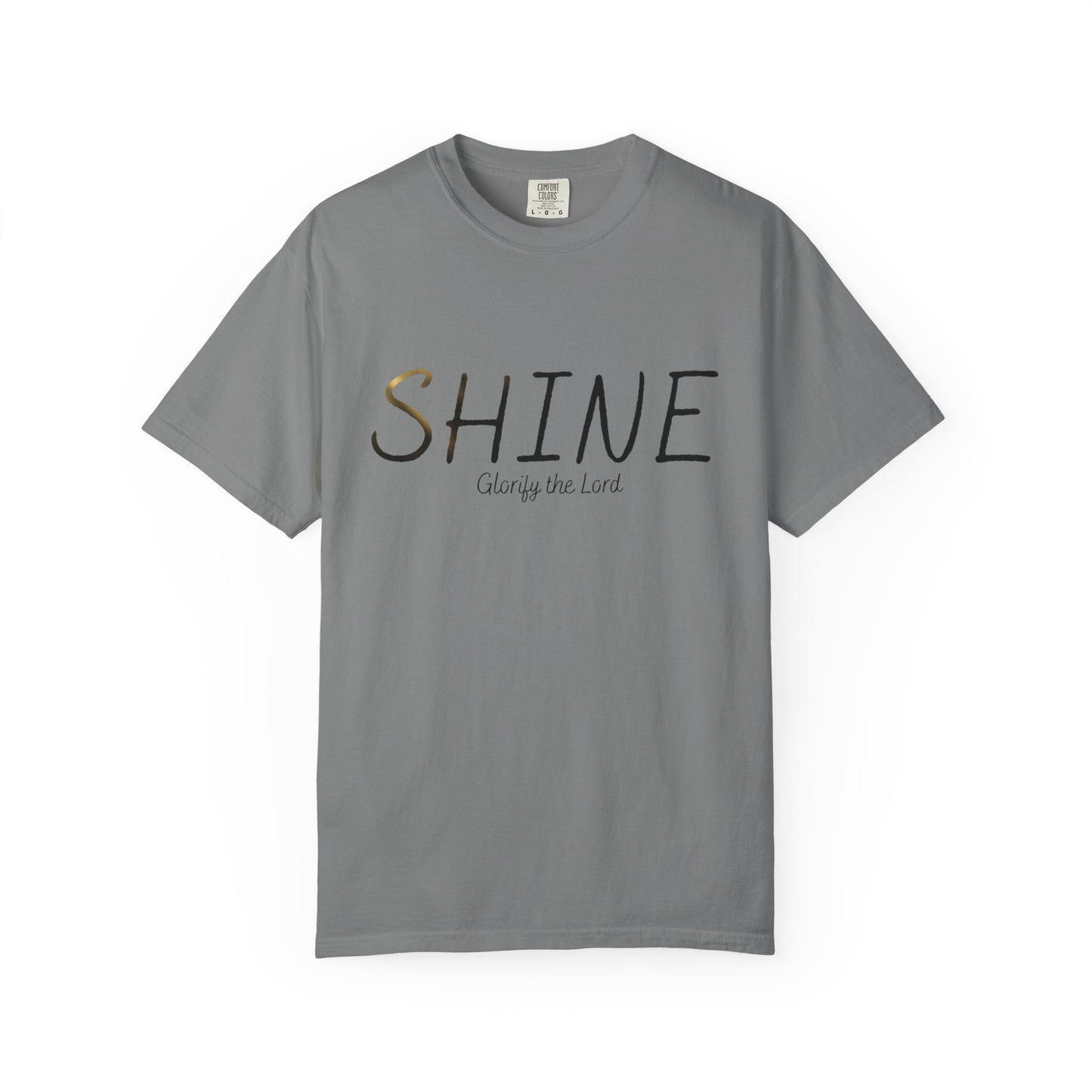 “Shine” Glorify the Lord Tee - Comfort Colors