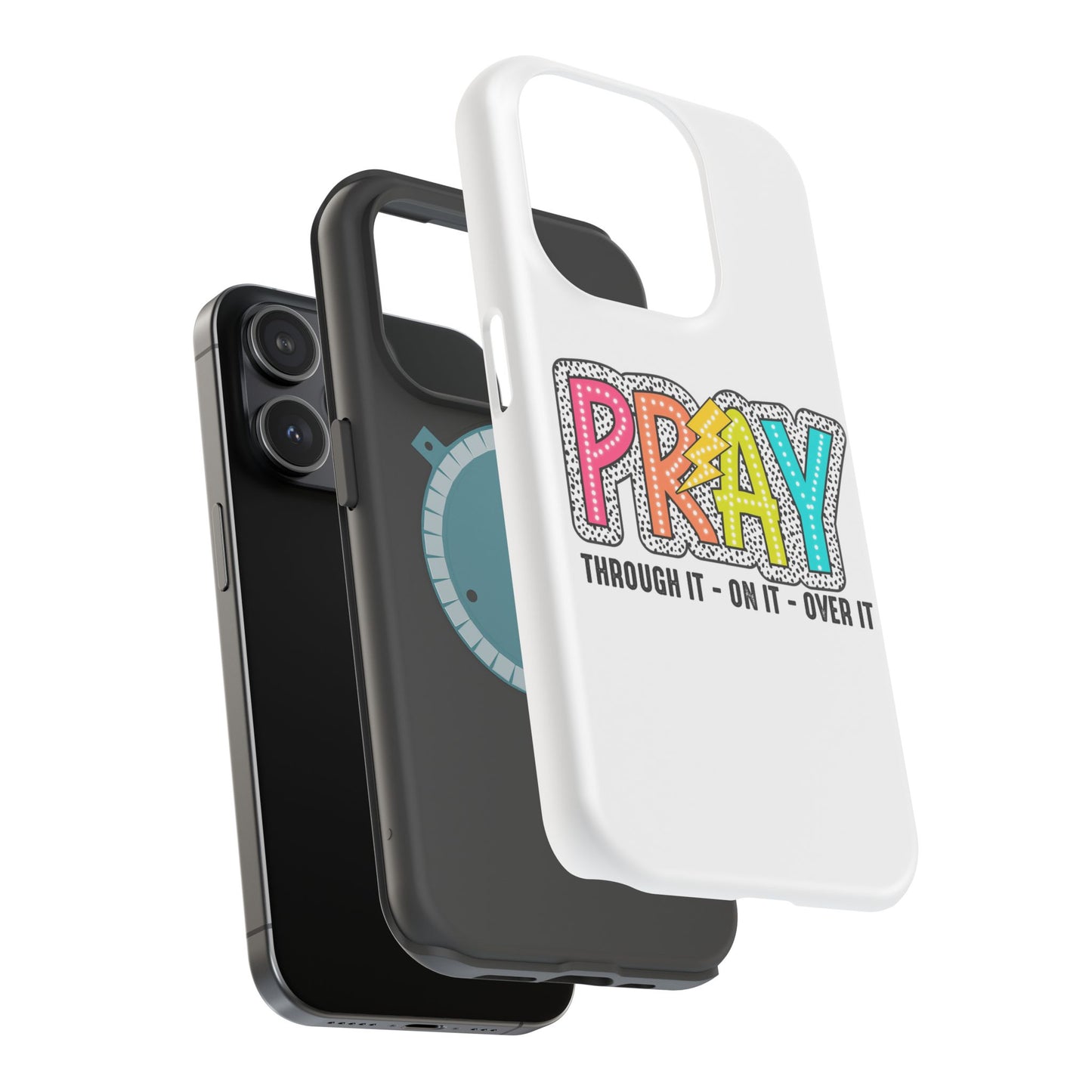 Pray Magnetic Phone Case - Inspirational Tough Case, Prayer Phone Cover