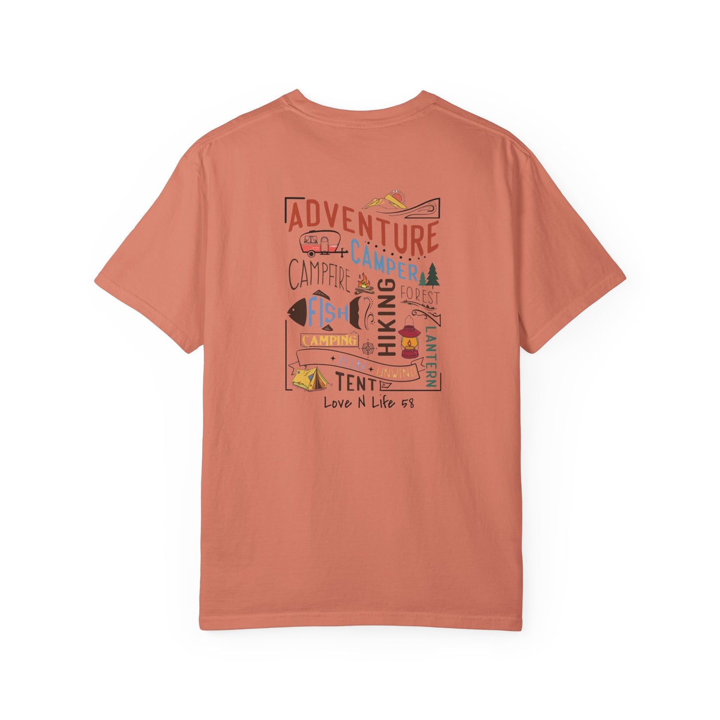 Adventure Awaits Love N Life 58 Gear -Comfort Colors