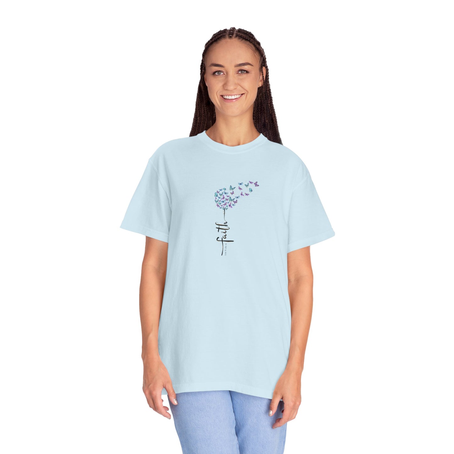 Faith Butterflies - Comfort Colors