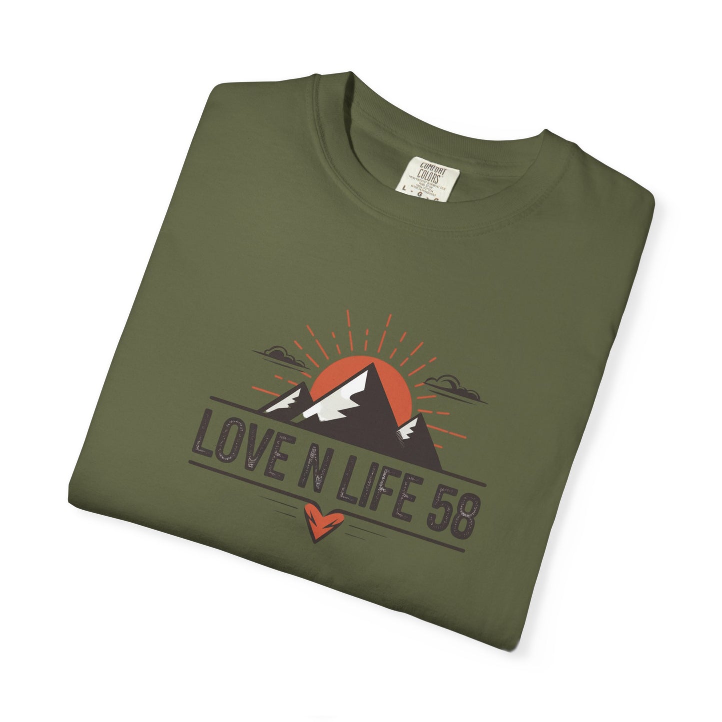Mountain Adventure Love N Life58 Tee - Comfort Colors
