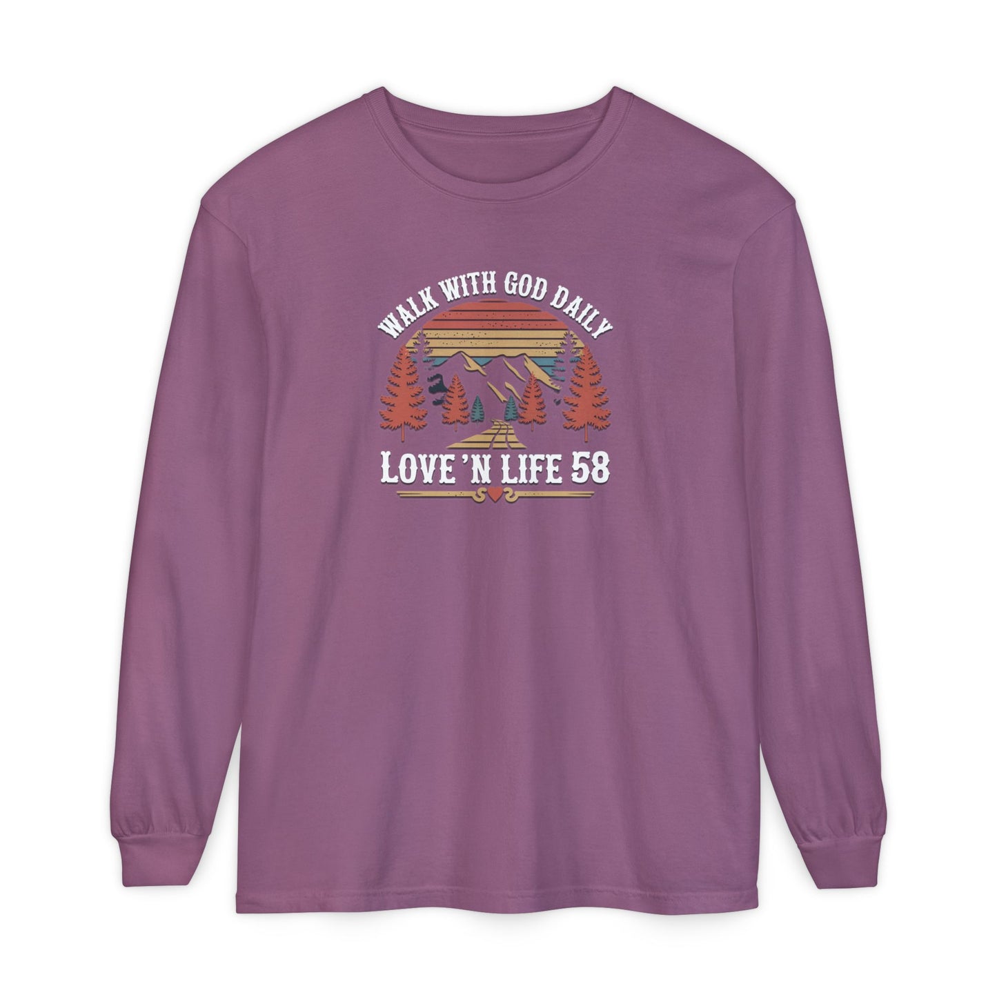 Walk With God Long Sleeve - Comfort Colors