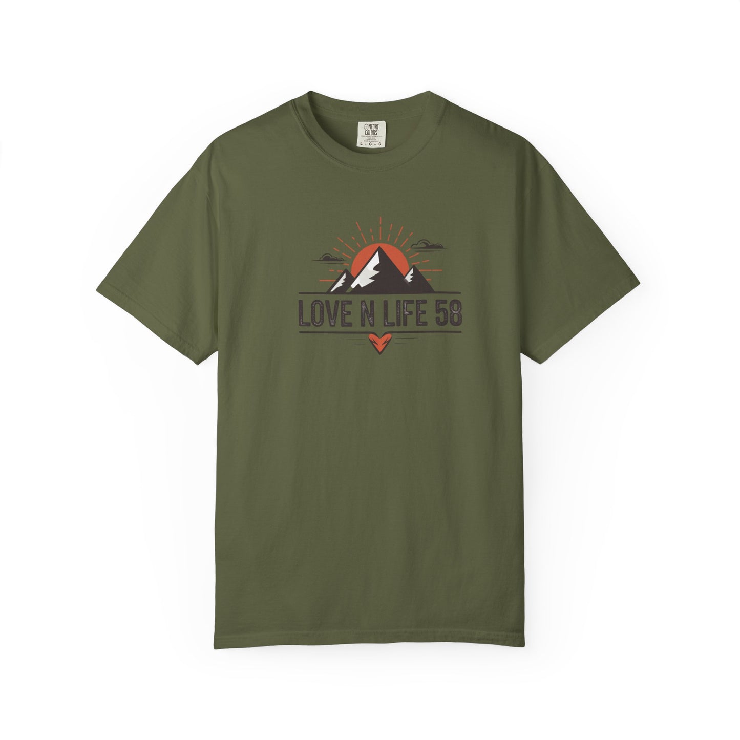 Mountain Adventure Love N Life58 Tee - Comfort Colors