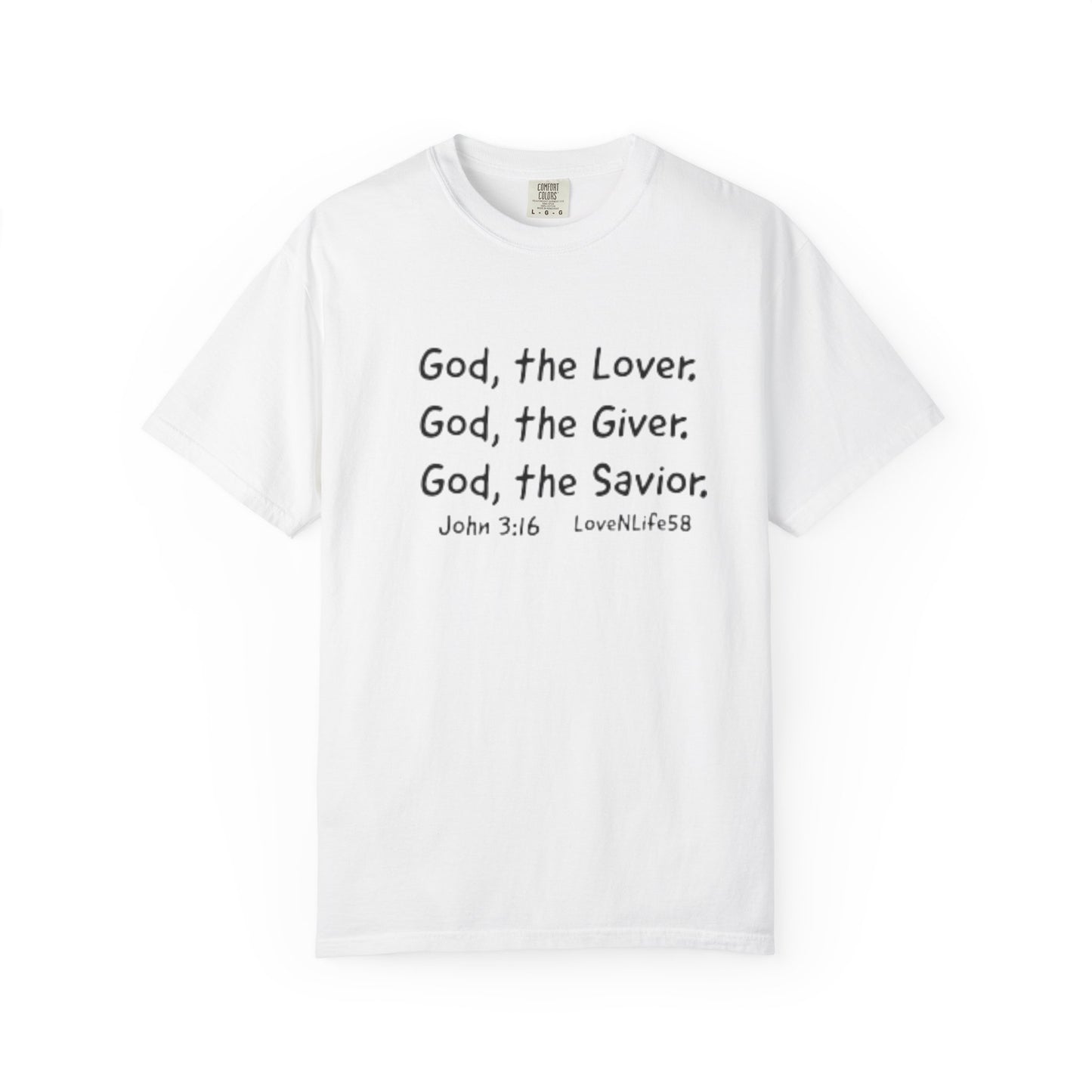 God the Lover Tee- Comfort Colors