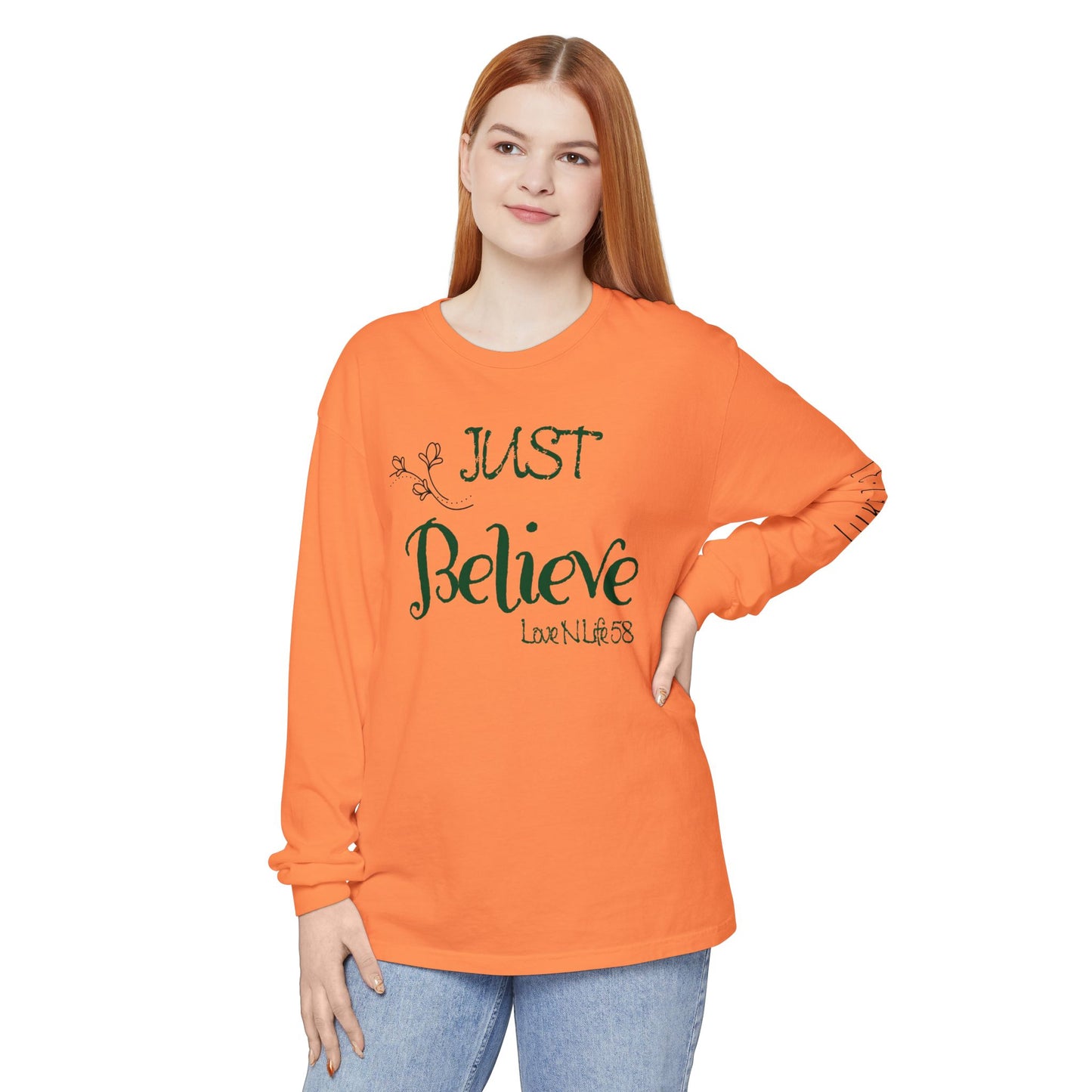 Just Believe Long Sleeve Tee
