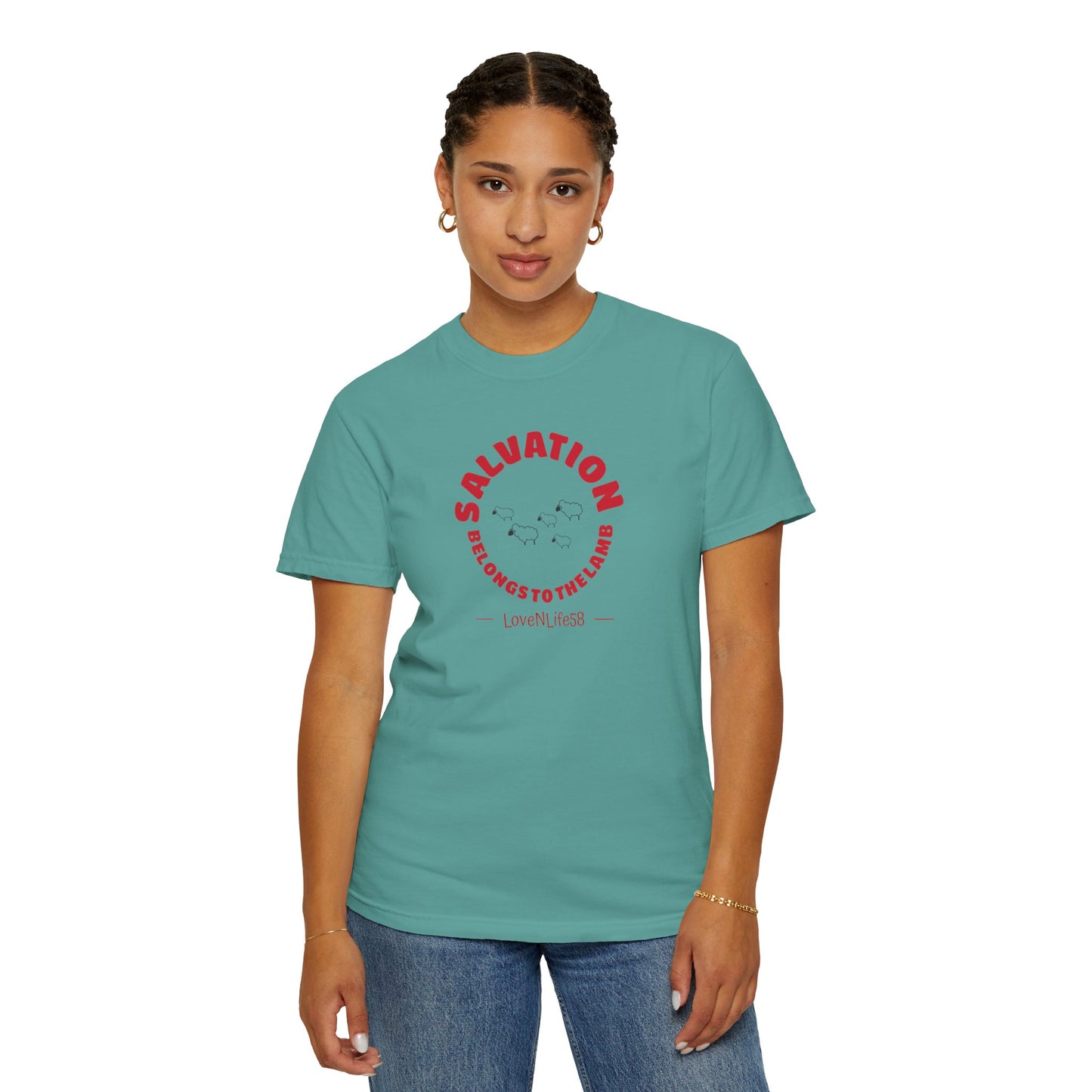 Salvation Belongs to the Lamb - Comfort Colors