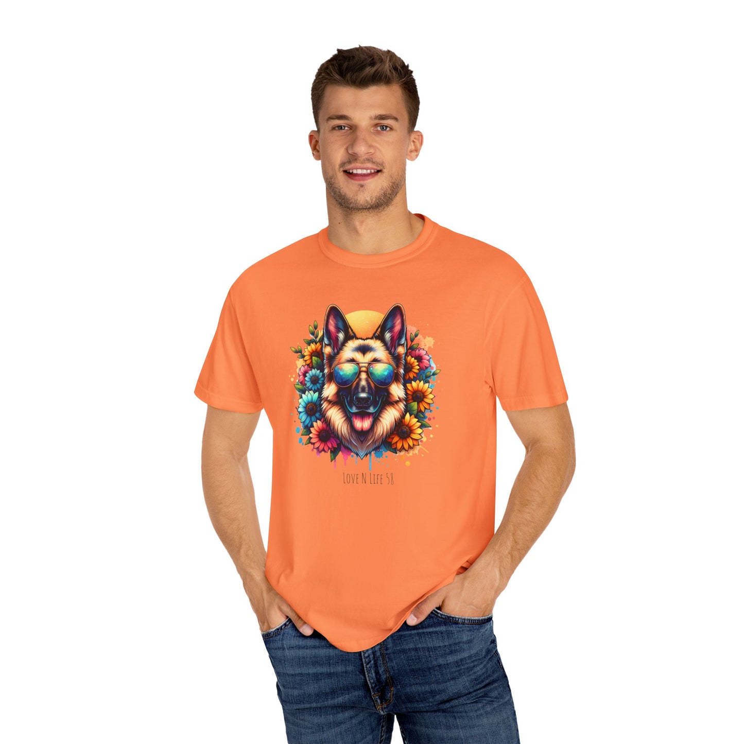 Love n' Life German Shepard Tee - Comfort Colors