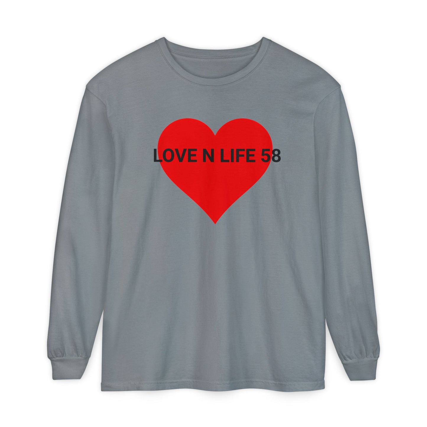 Love N Life 58 Heart Long Sleeve Tee