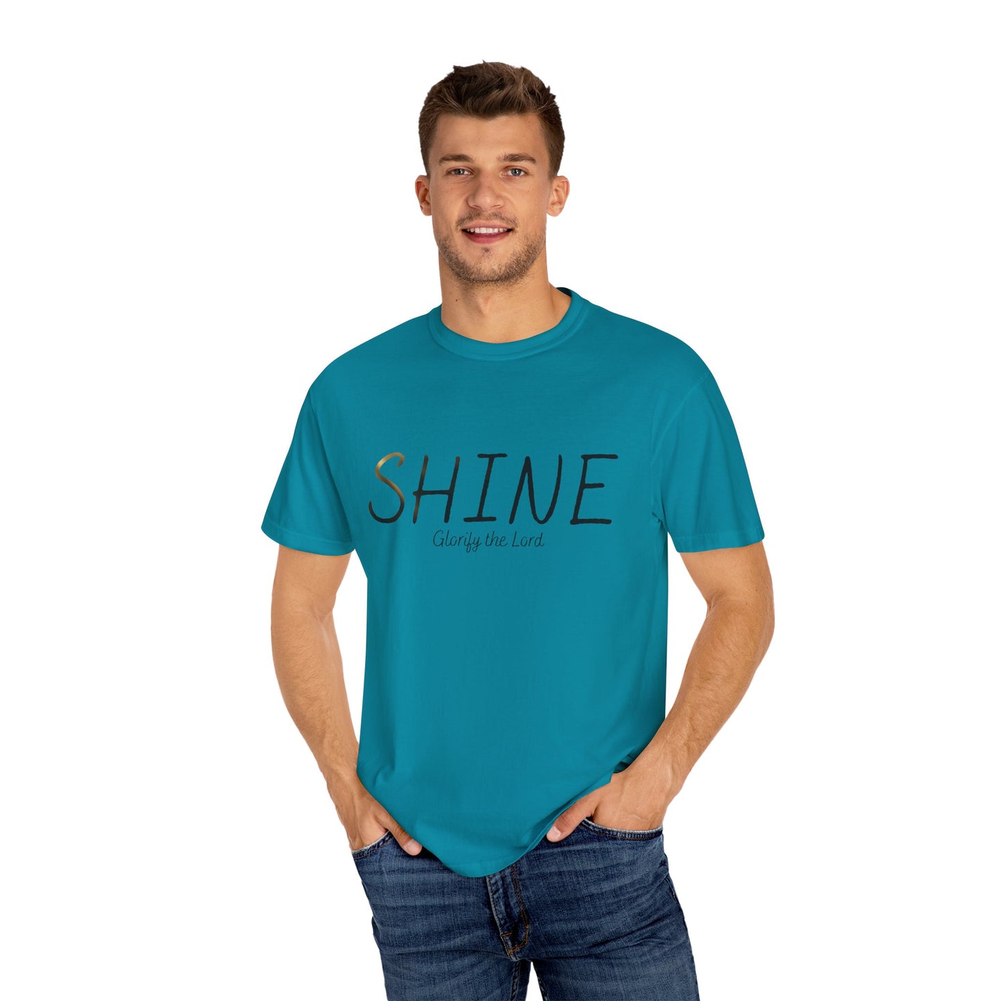 “Shine” Glorify the Lord Tee - Comfort Colors