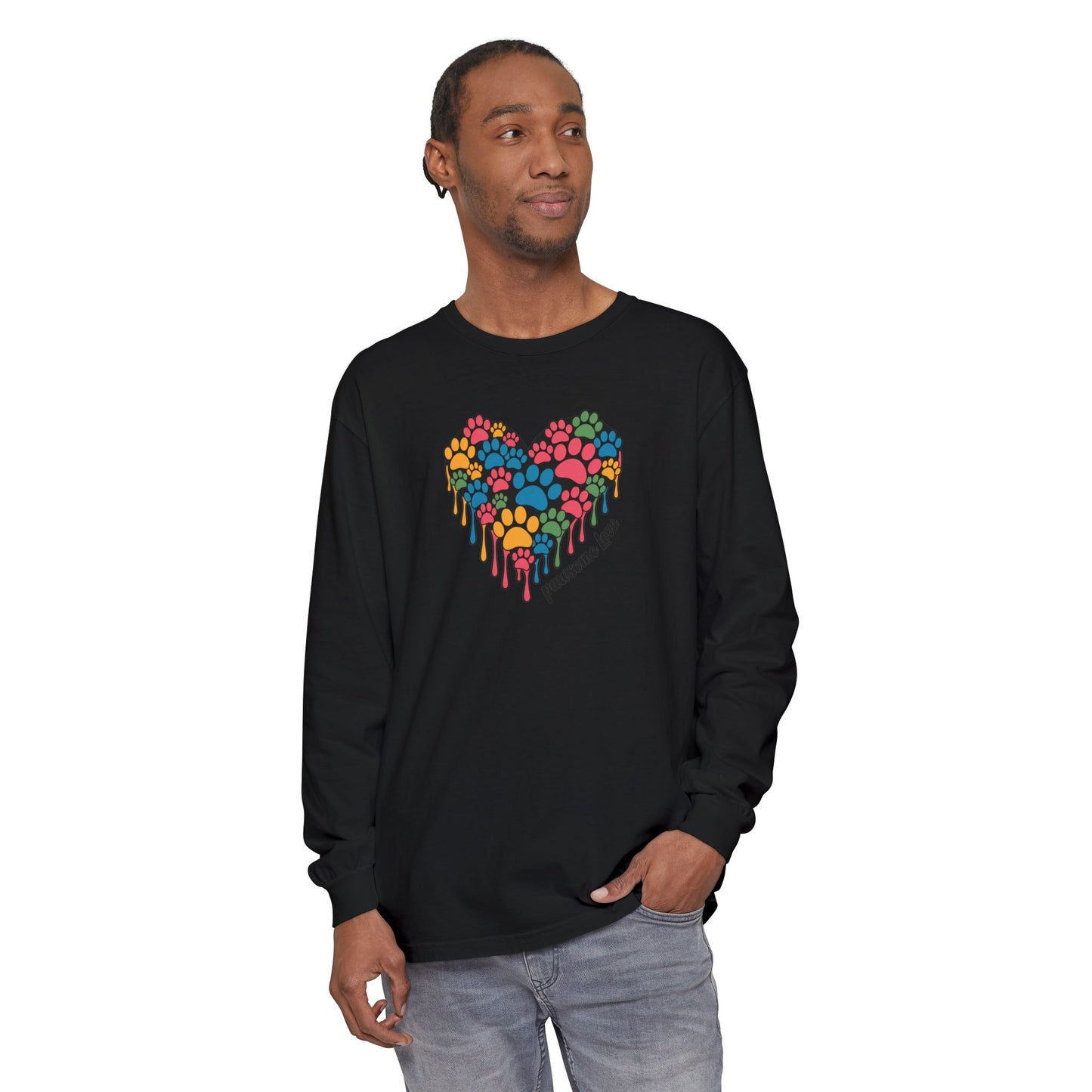 Pawsome Love Long Sleeve Tee