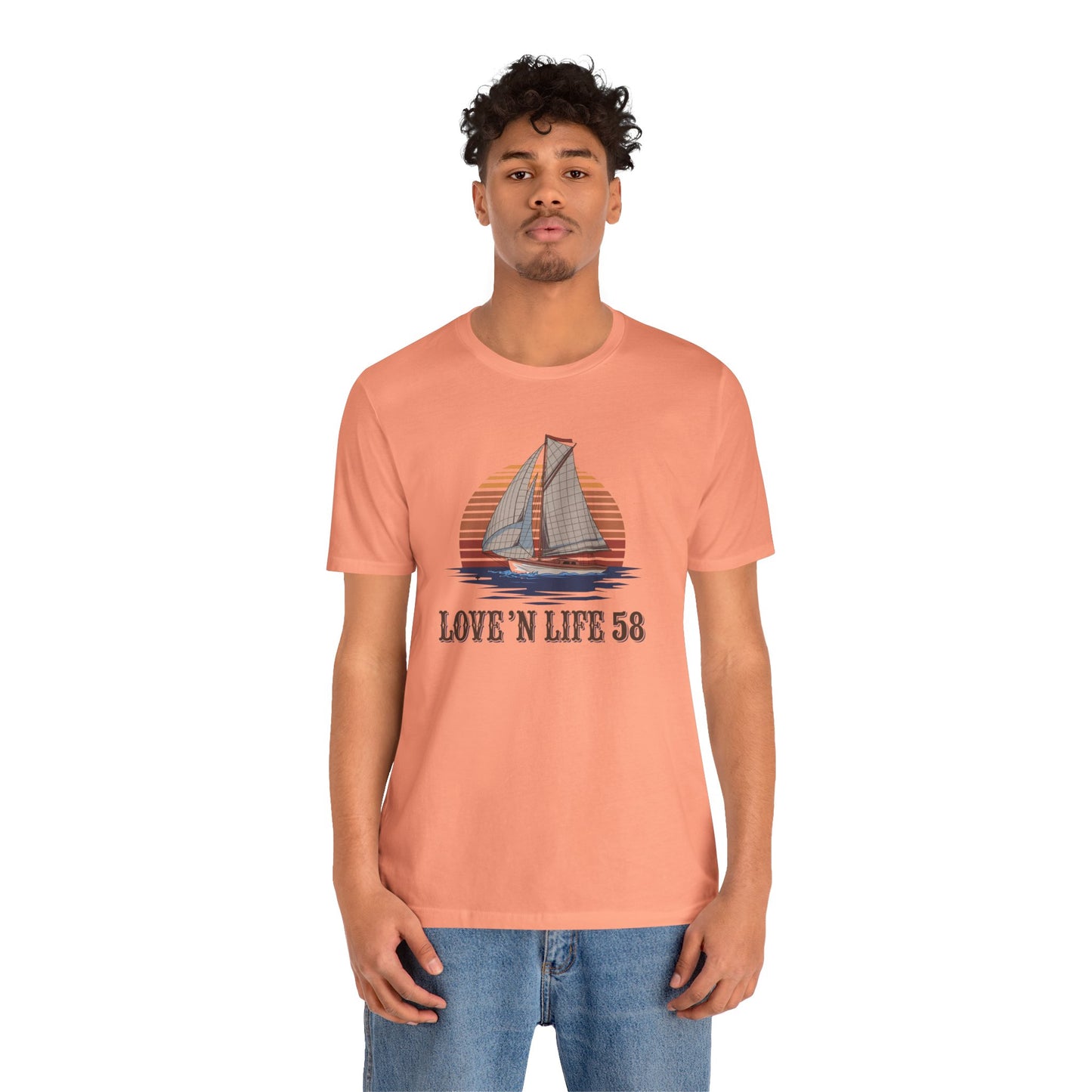 Vintage Sailing - LoveNLife58 Tee - Bella Canvas 3001
