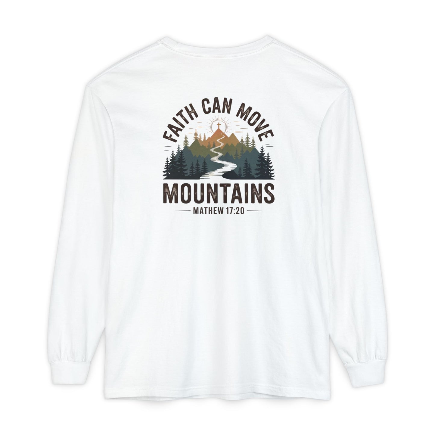 Faith Can Move Mountains Tee - Comfort Colors