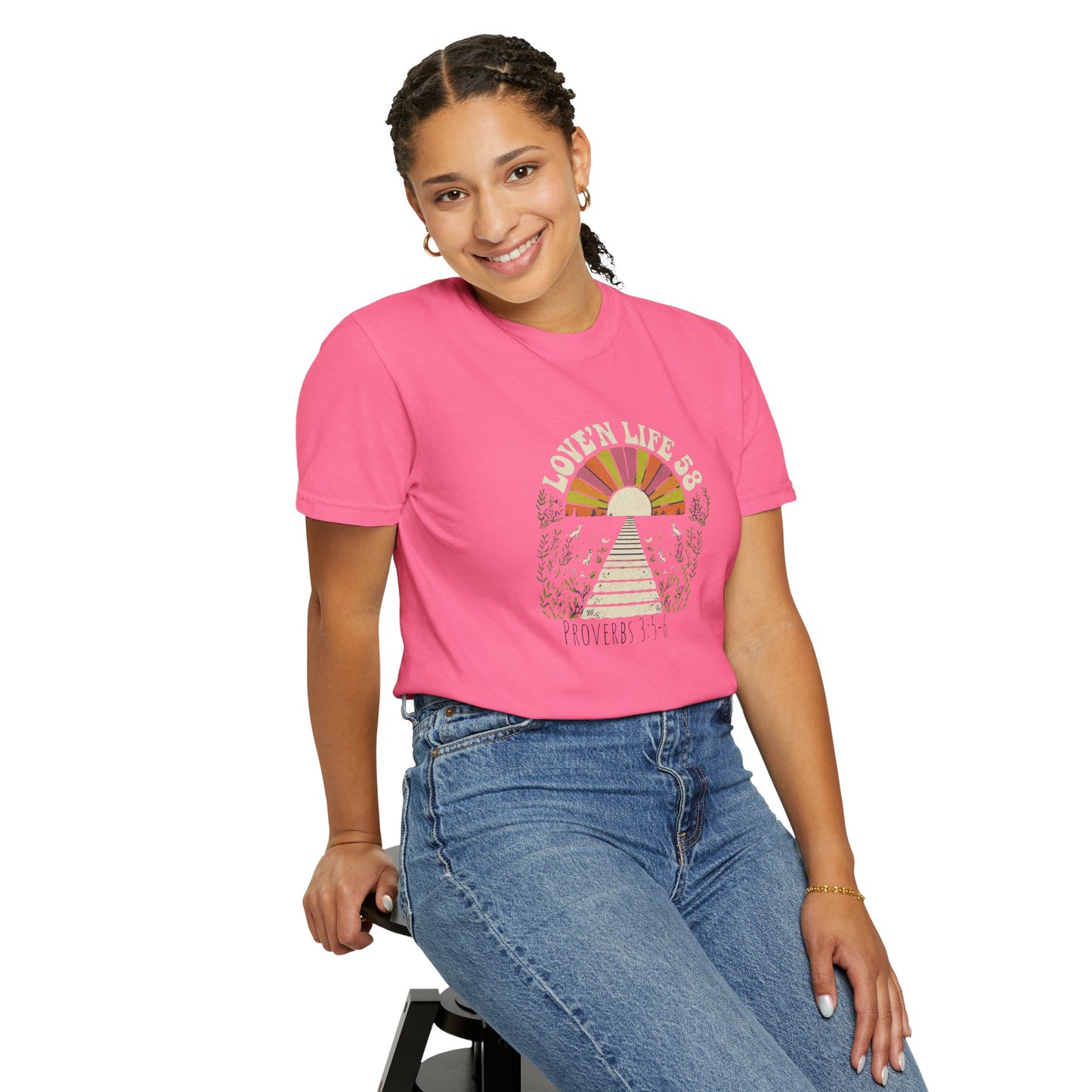 Proverbs Inspired Path Tee - Comfort Colors