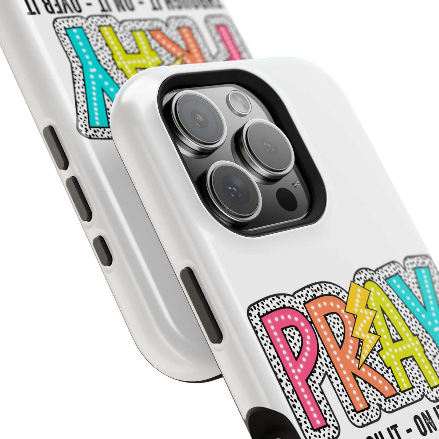 Pray Magnetic Phone Case - Inspirational Tough Case, Prayer Phone Cover