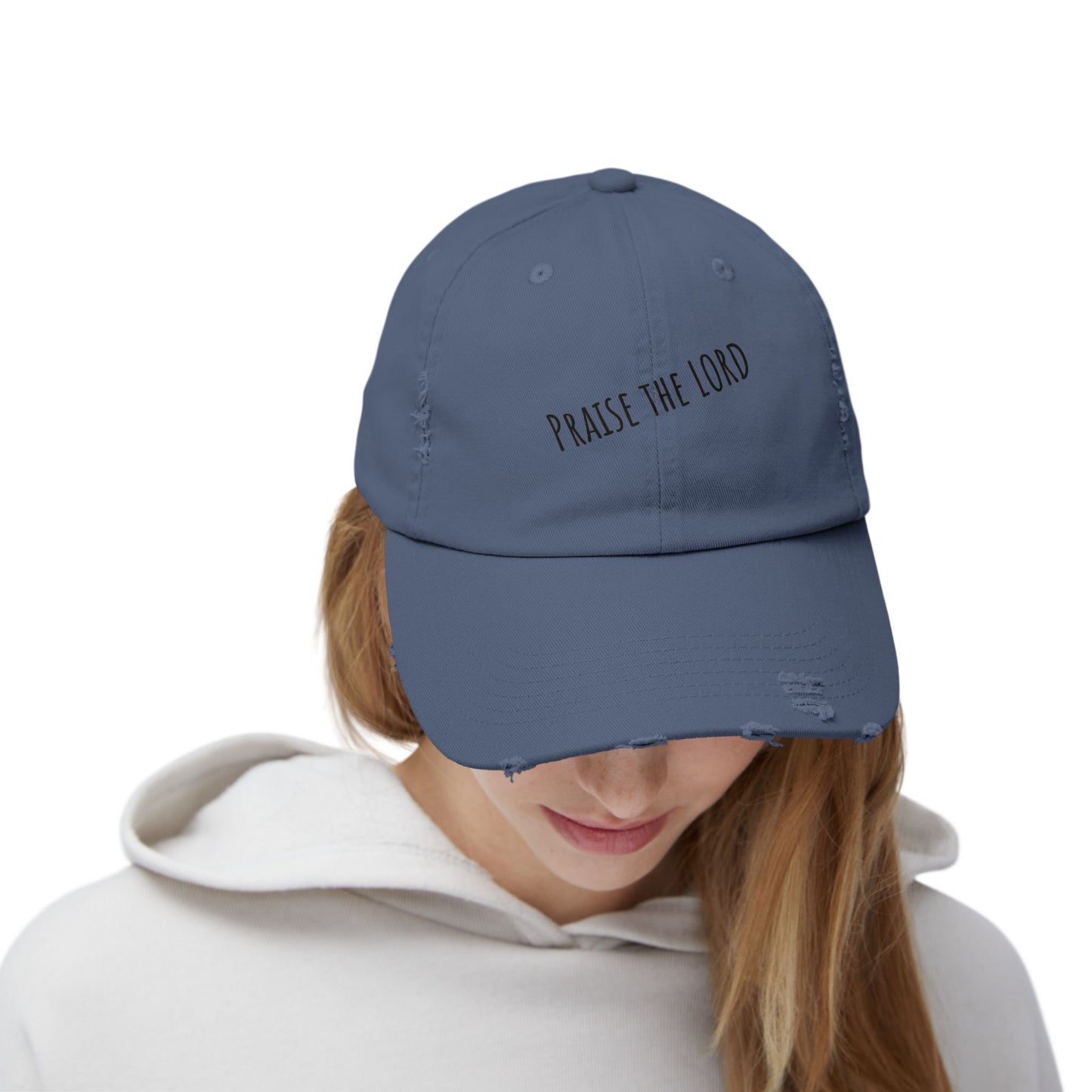 'Praise the Lord' - Distressed Hat