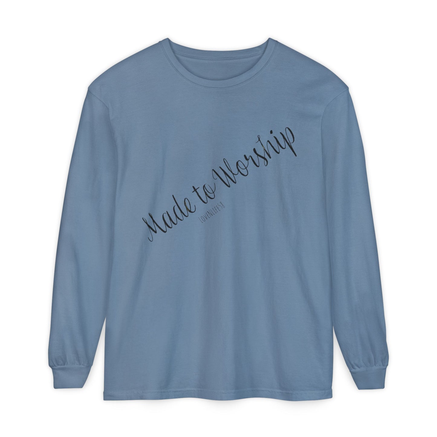 Made to Worship-Long Sleeve Tee - Comfort Colors
