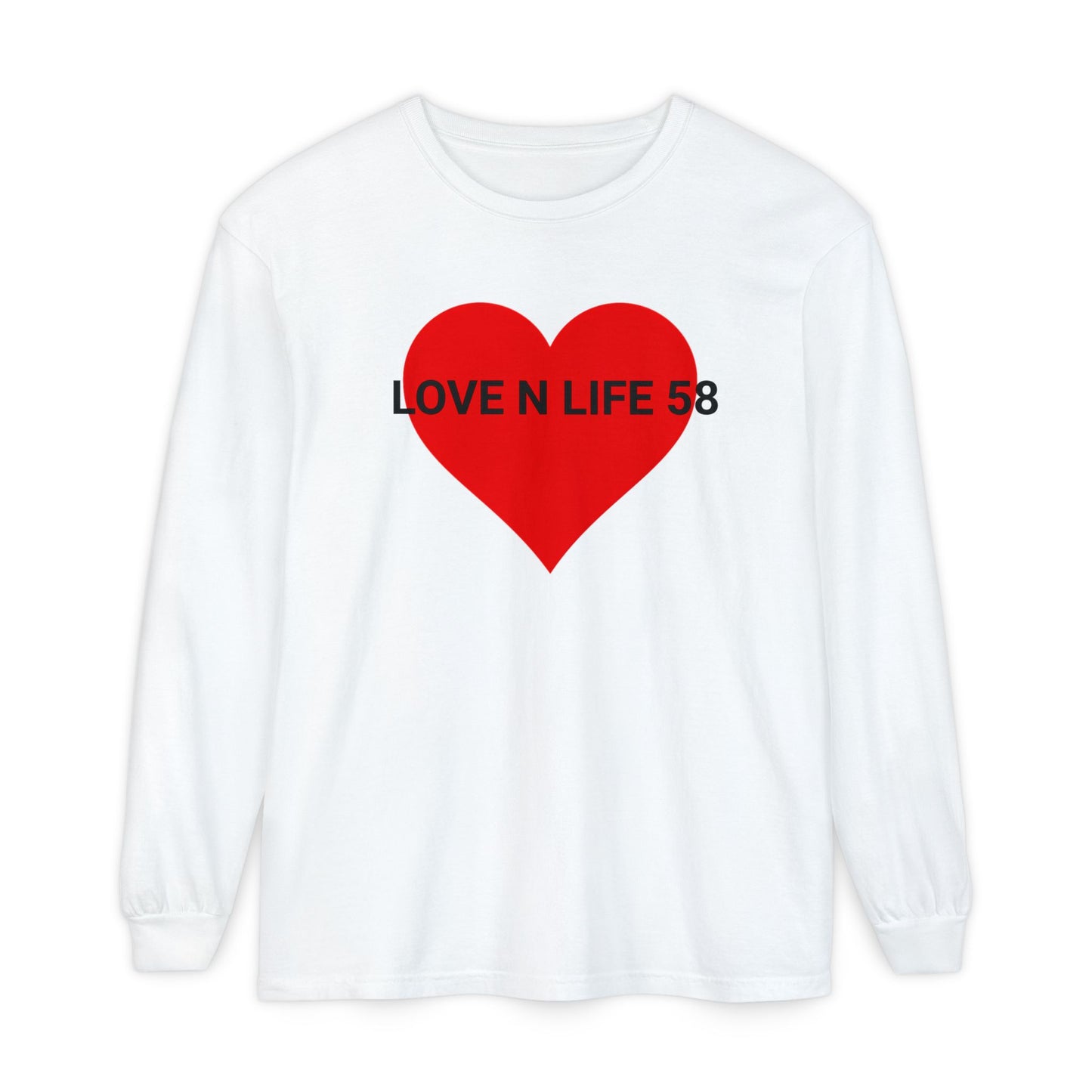 Love N Life 58 Heart Long Sleeve Tee
