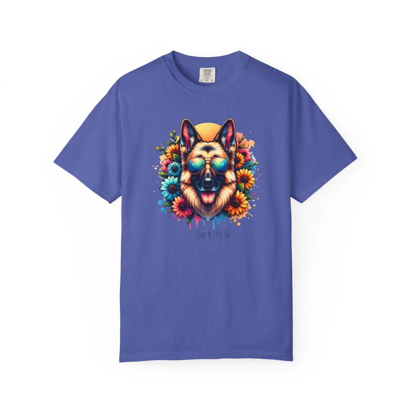 Love n' Life German Shepard Tee - Comfort Colors