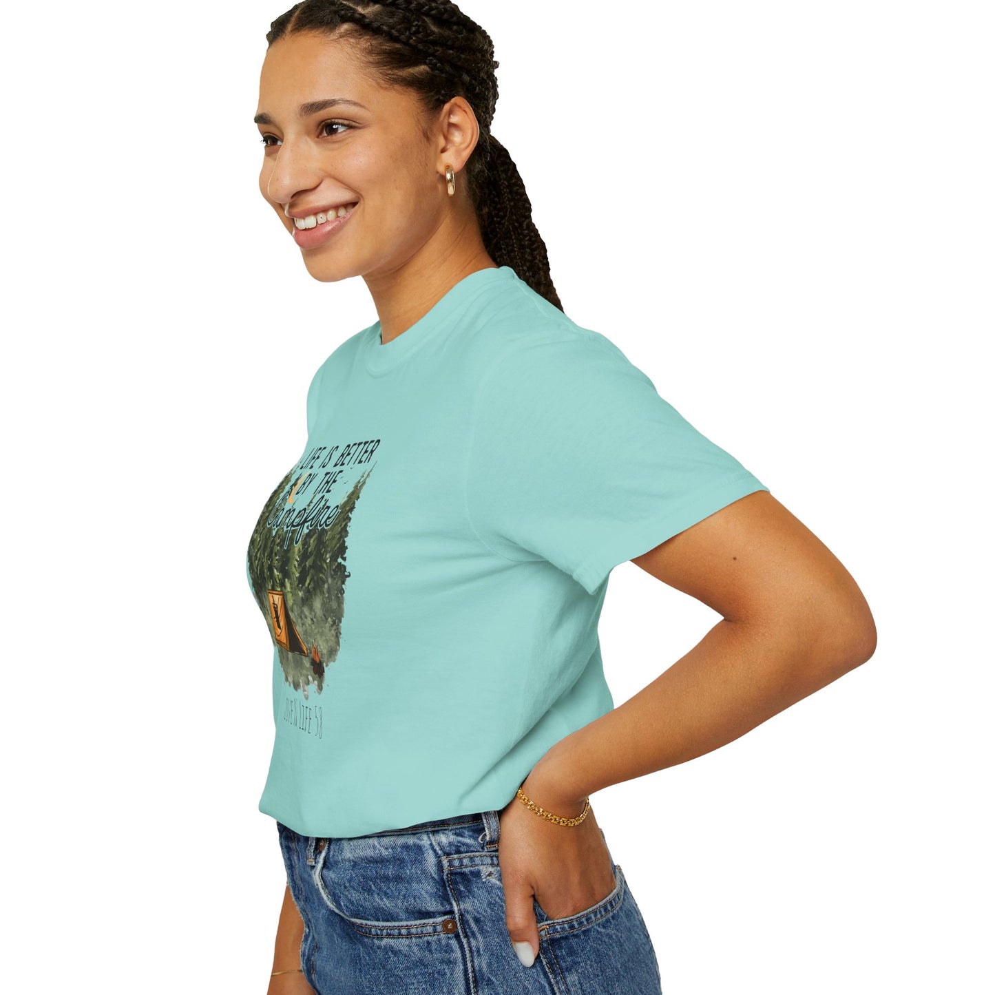 Life is Better by the Campfire Tee - Comfort Colors