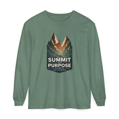 Summit with Purpose Mountain Long Sleeve Unisex Tee