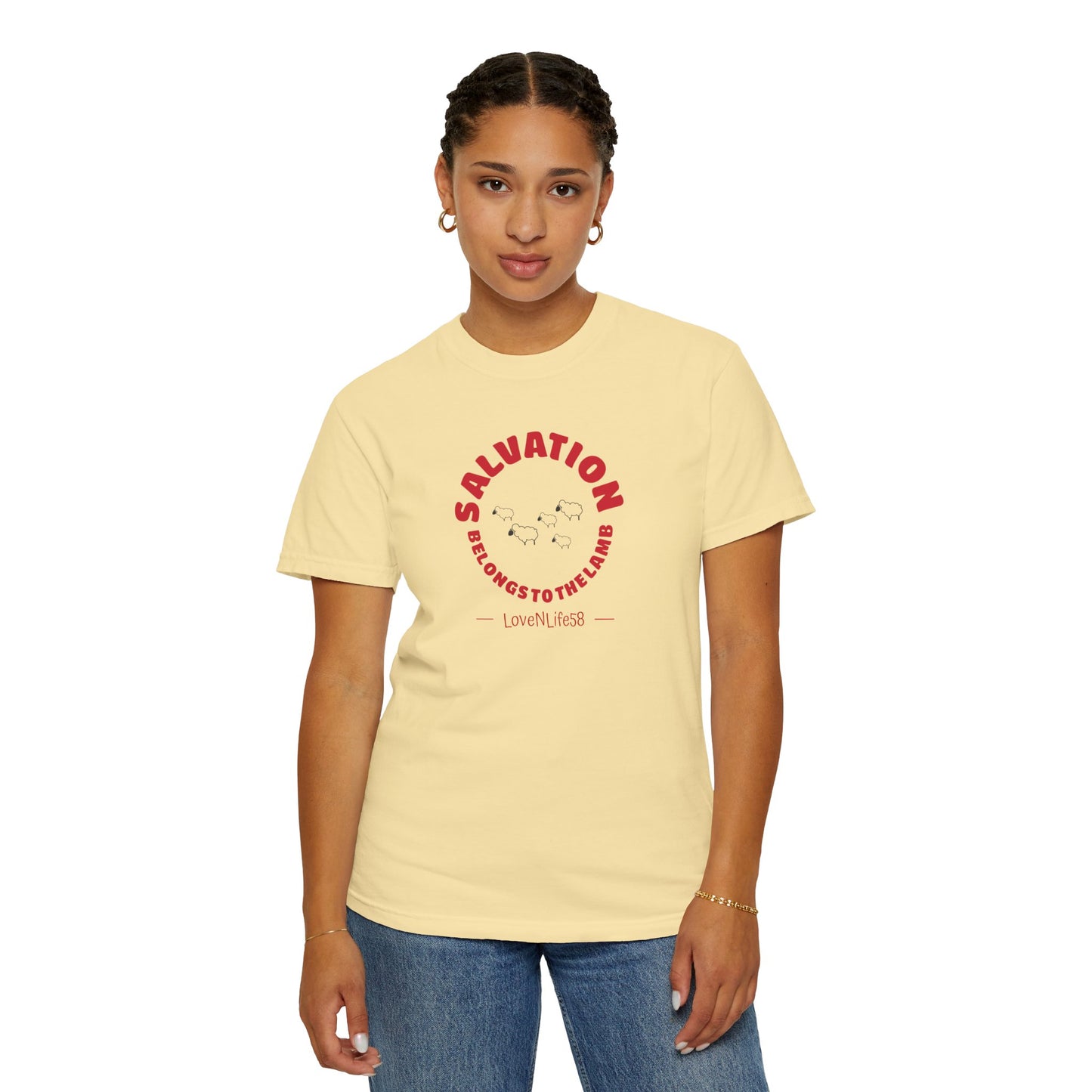 Salvation Belongs to the Lamb - Comfort Colors