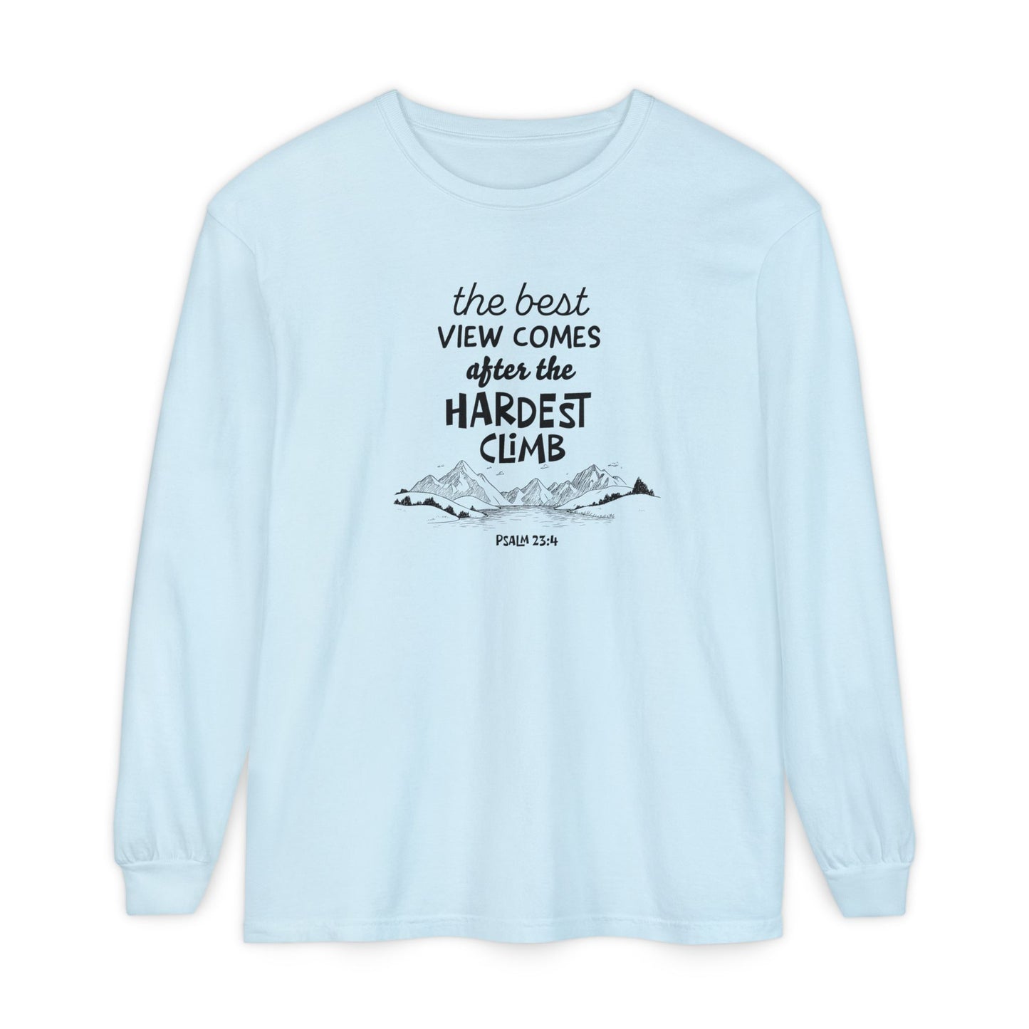 “The Best View Comes After the Hardest Climb” Mountain Short Sleeve Tee