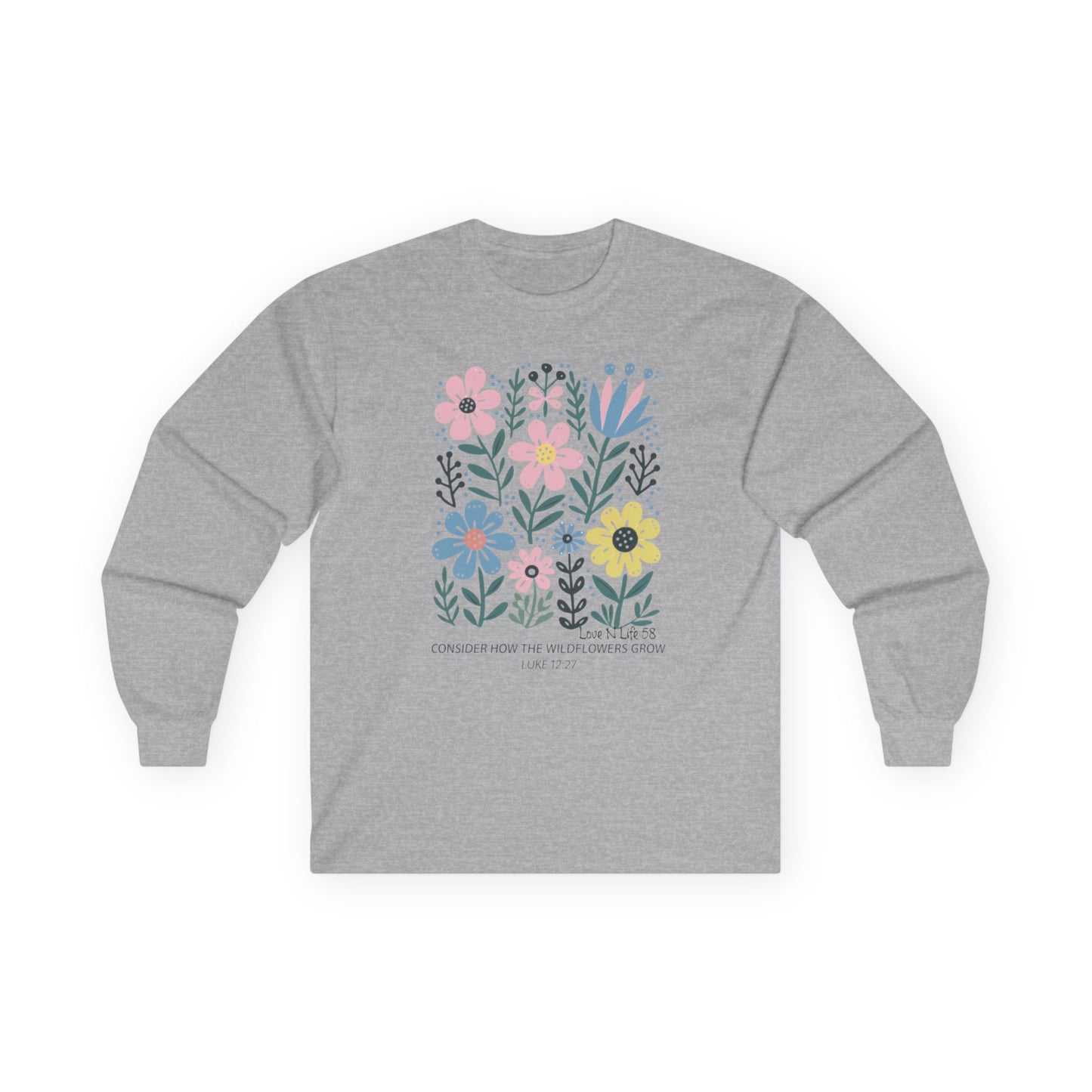 Floral Inspiration Long Sleeve Tee