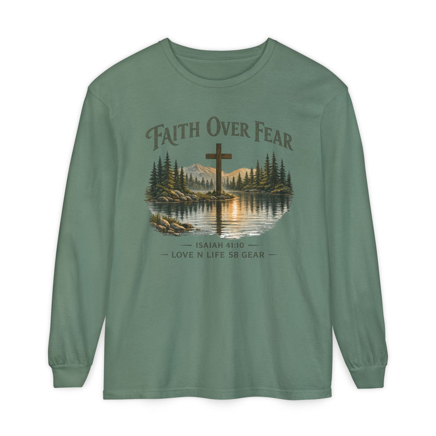 Faith Over Fear Long Sleeve Tee