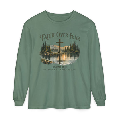 Faith Over Fear Long Sleeve Tee