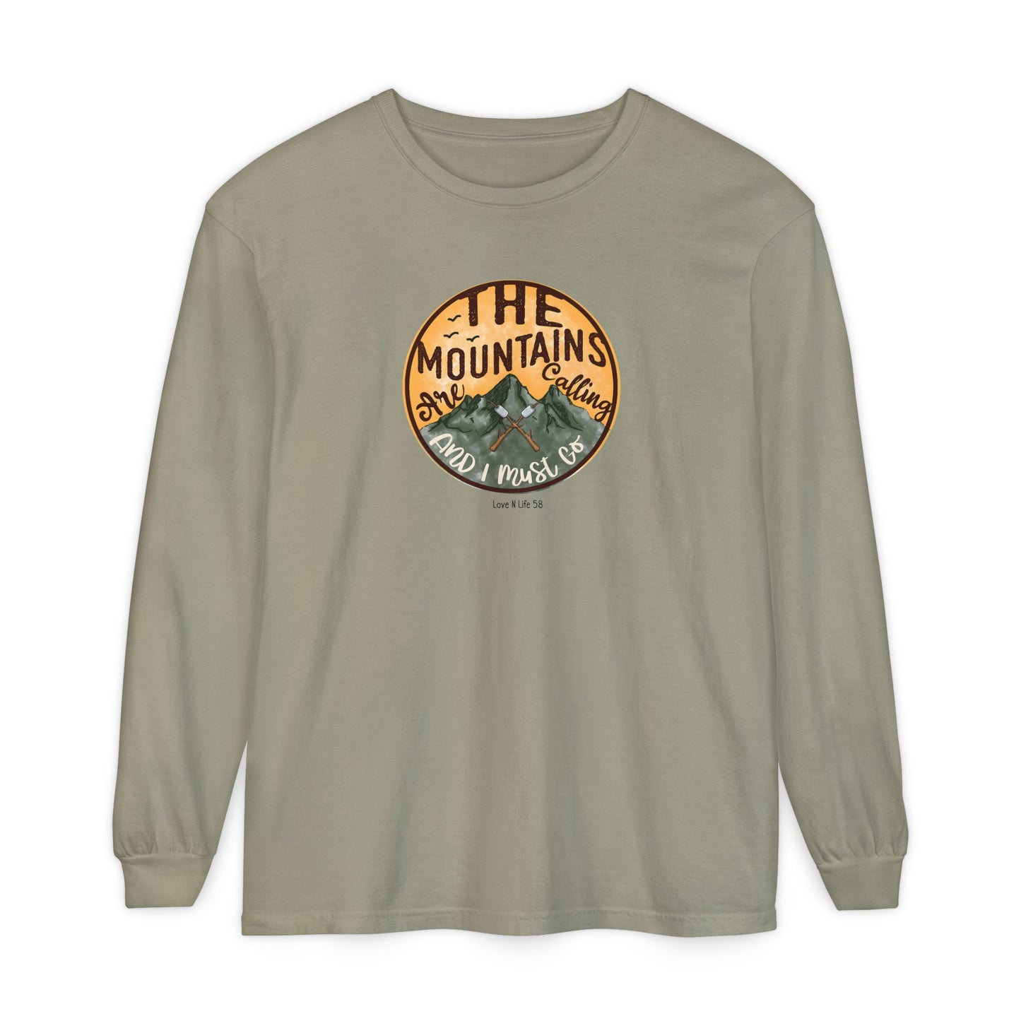 Mountains Are Calling Long Sleeve Tee