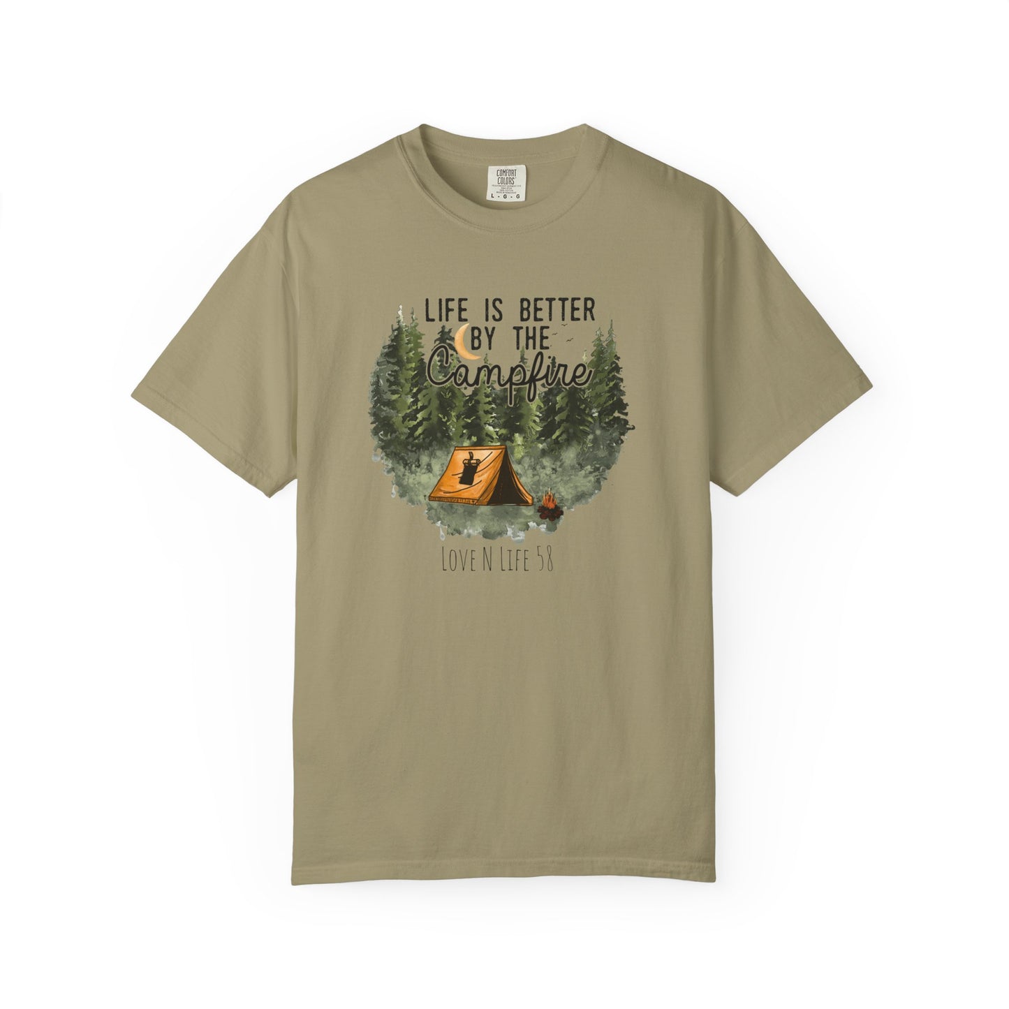Life is Better by the Campfire Tee - Comfort Colors