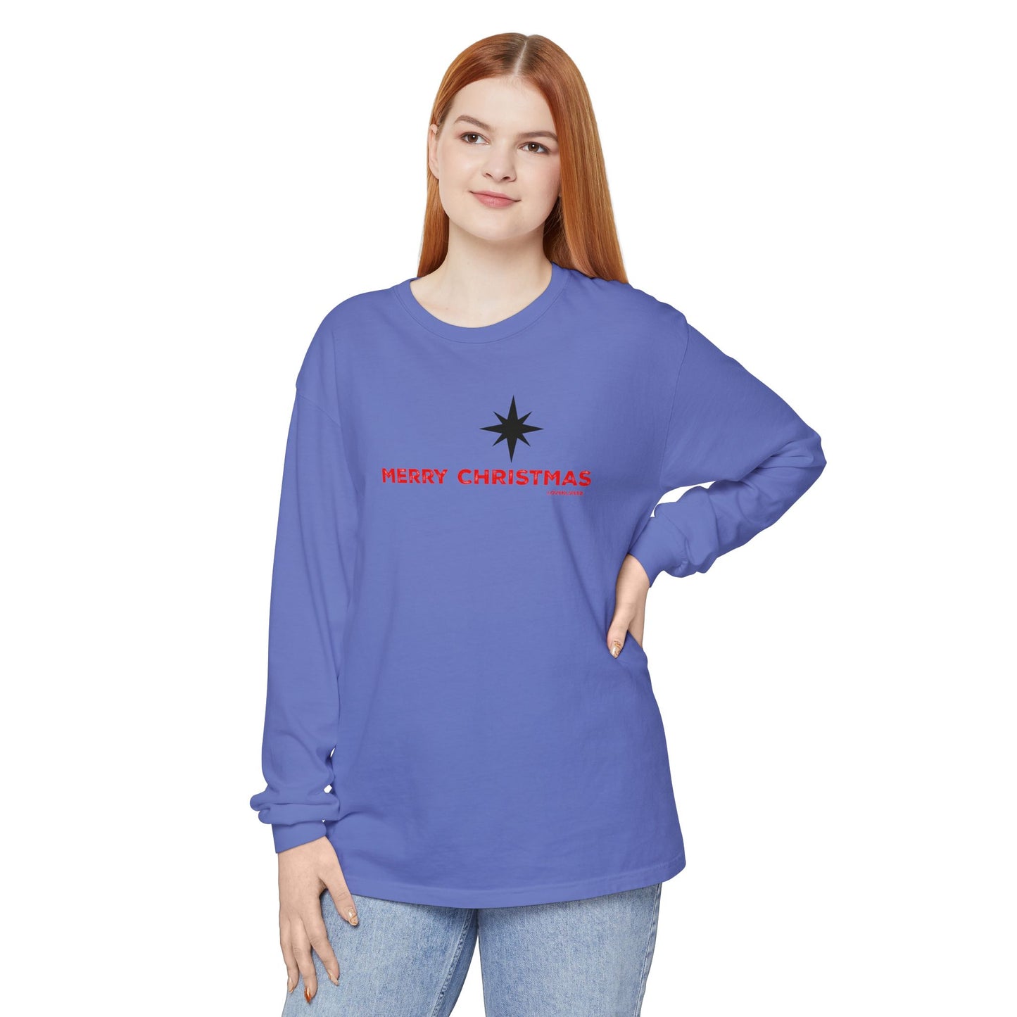 Merry Christmas Long Sleeve - Comfort Colors