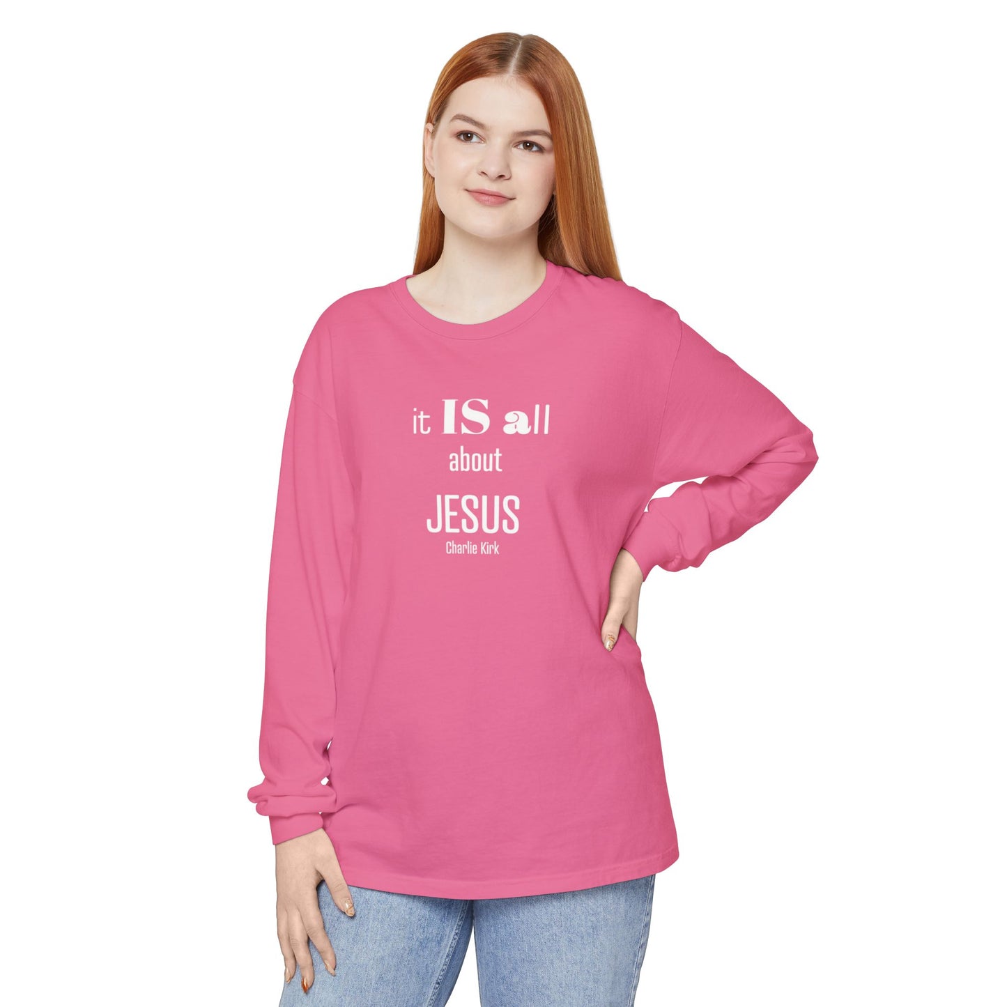 It IS all About JESUS Charlie Kirk TEE - Comfort Colors