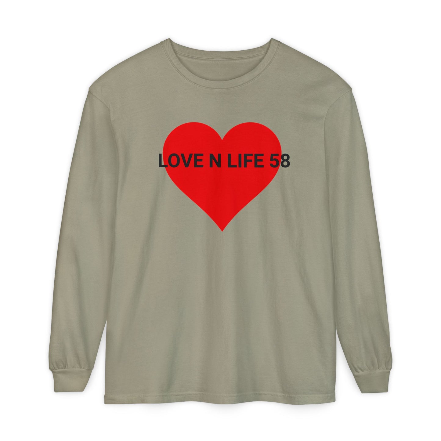Love N Life 58 Heart Long Sleeve Tee