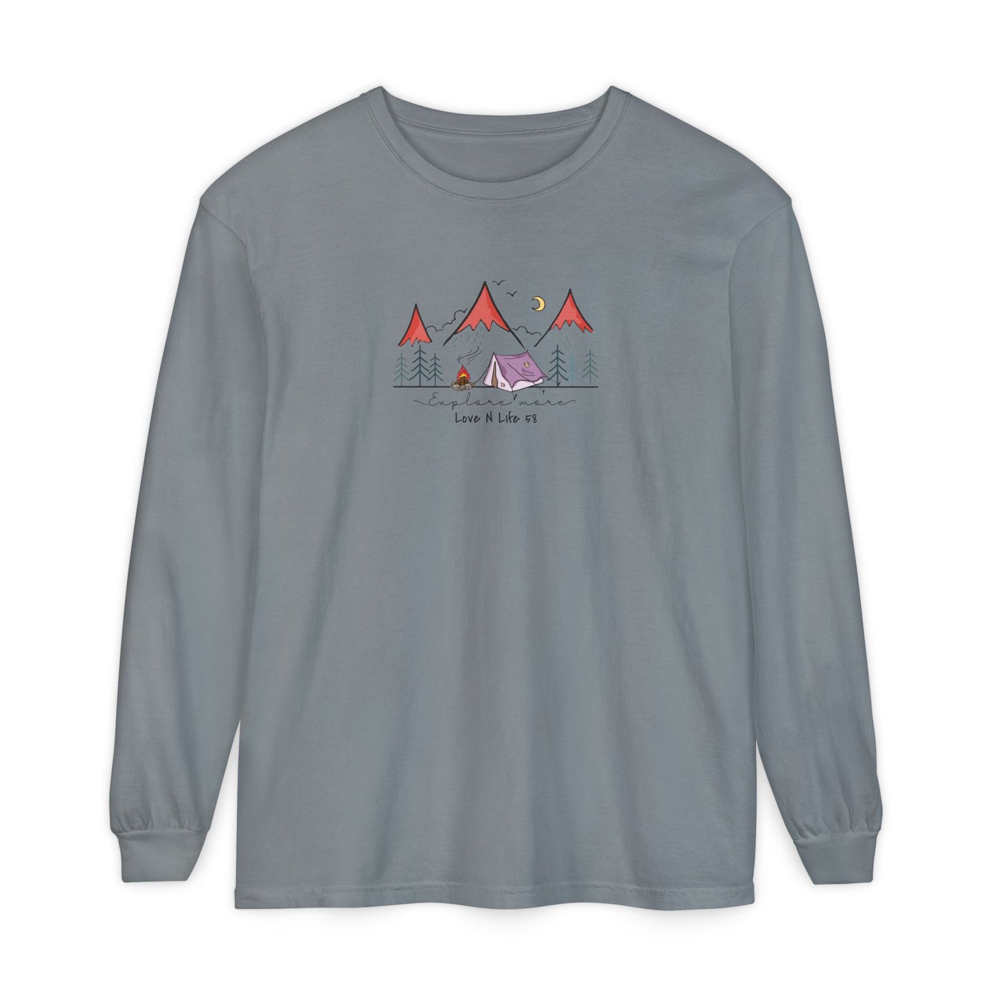 Explore More Tee - Comfort Colors Long Sleeve