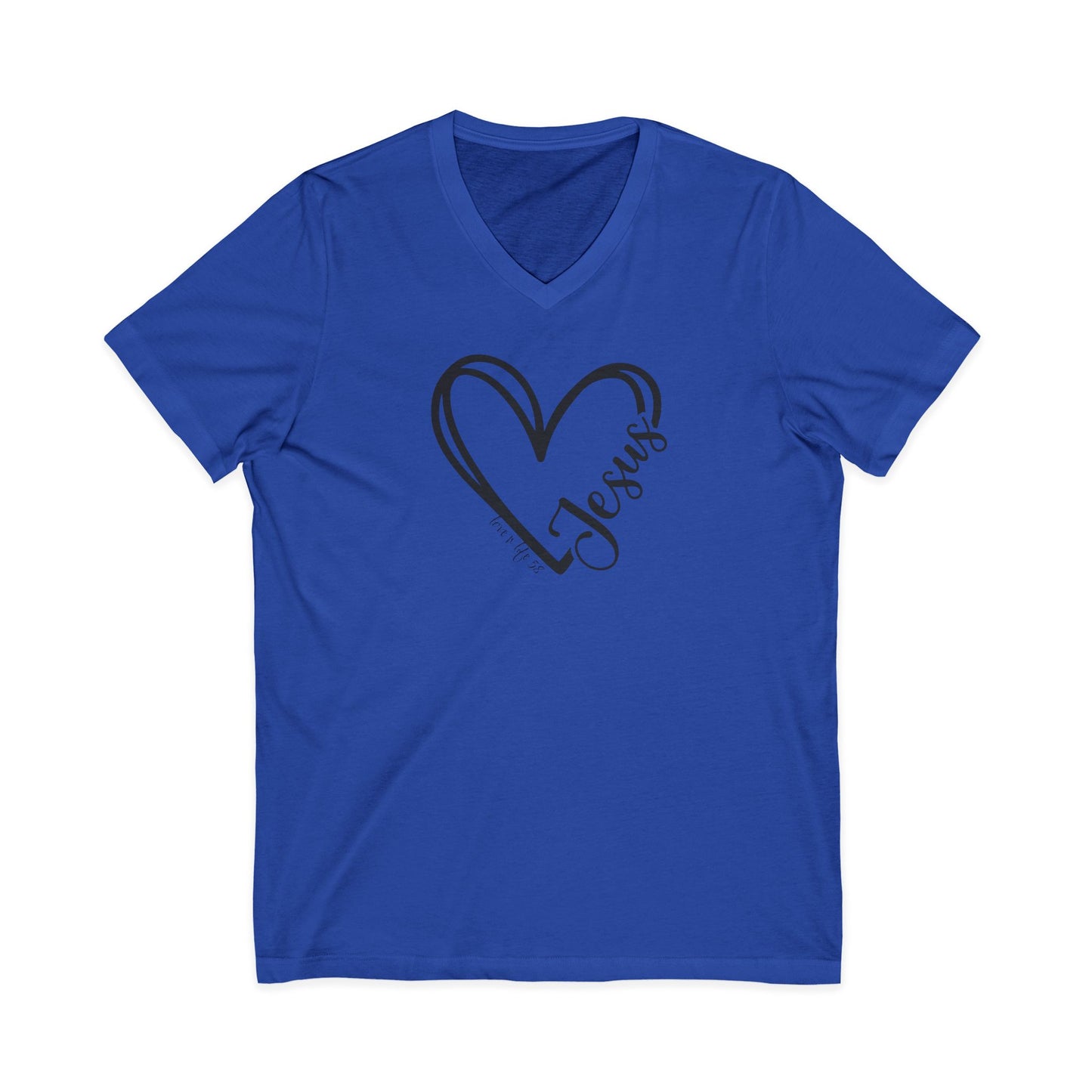 JESUS Heart Tee - V- Neck