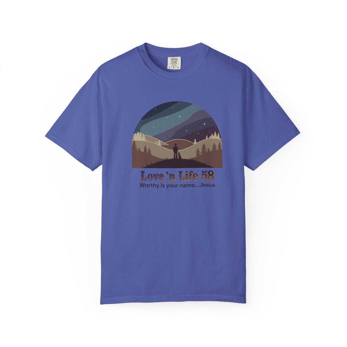 Worthy Is Your Name Jesus Tee - Comfort Colors