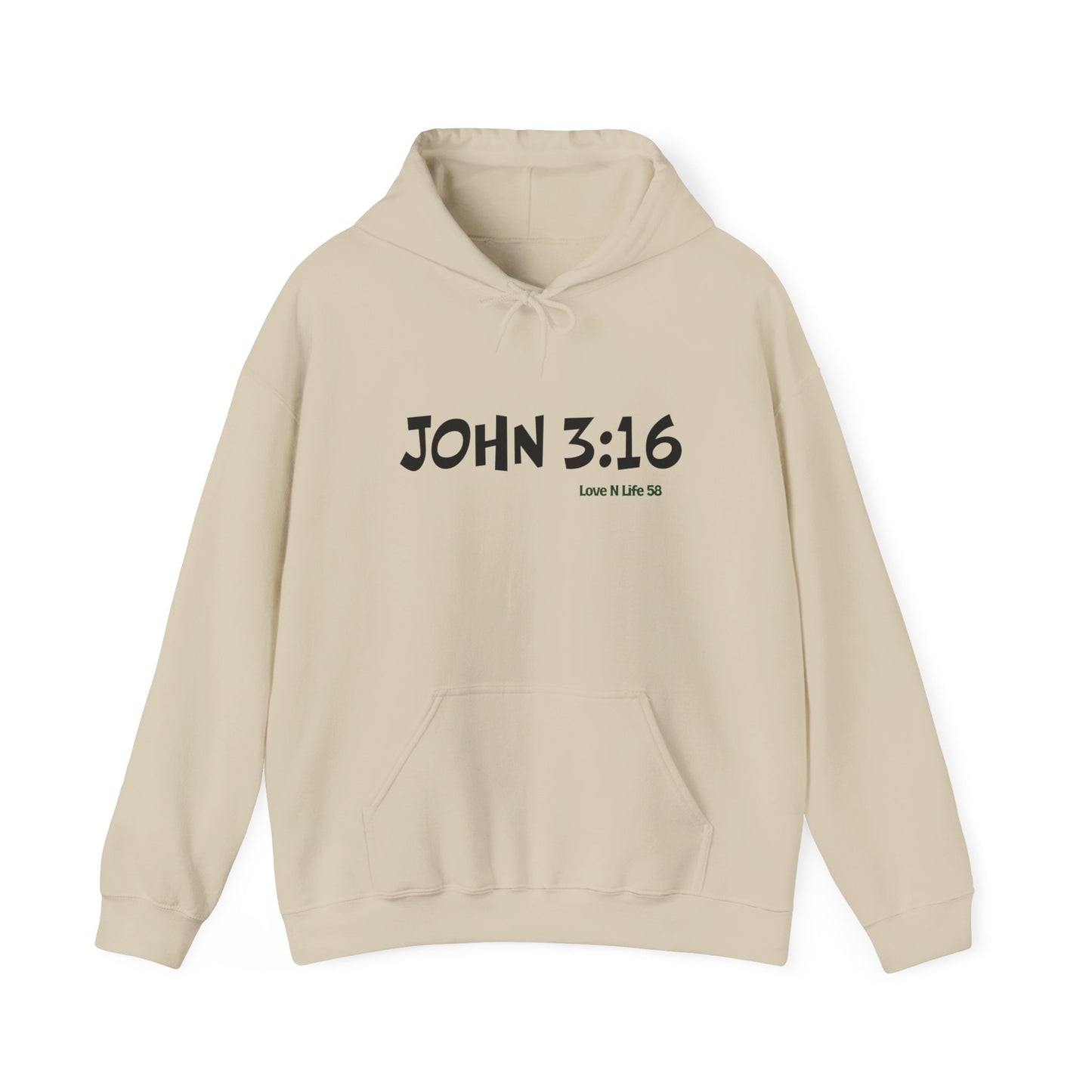 John 3:16  Hoodie Pullover