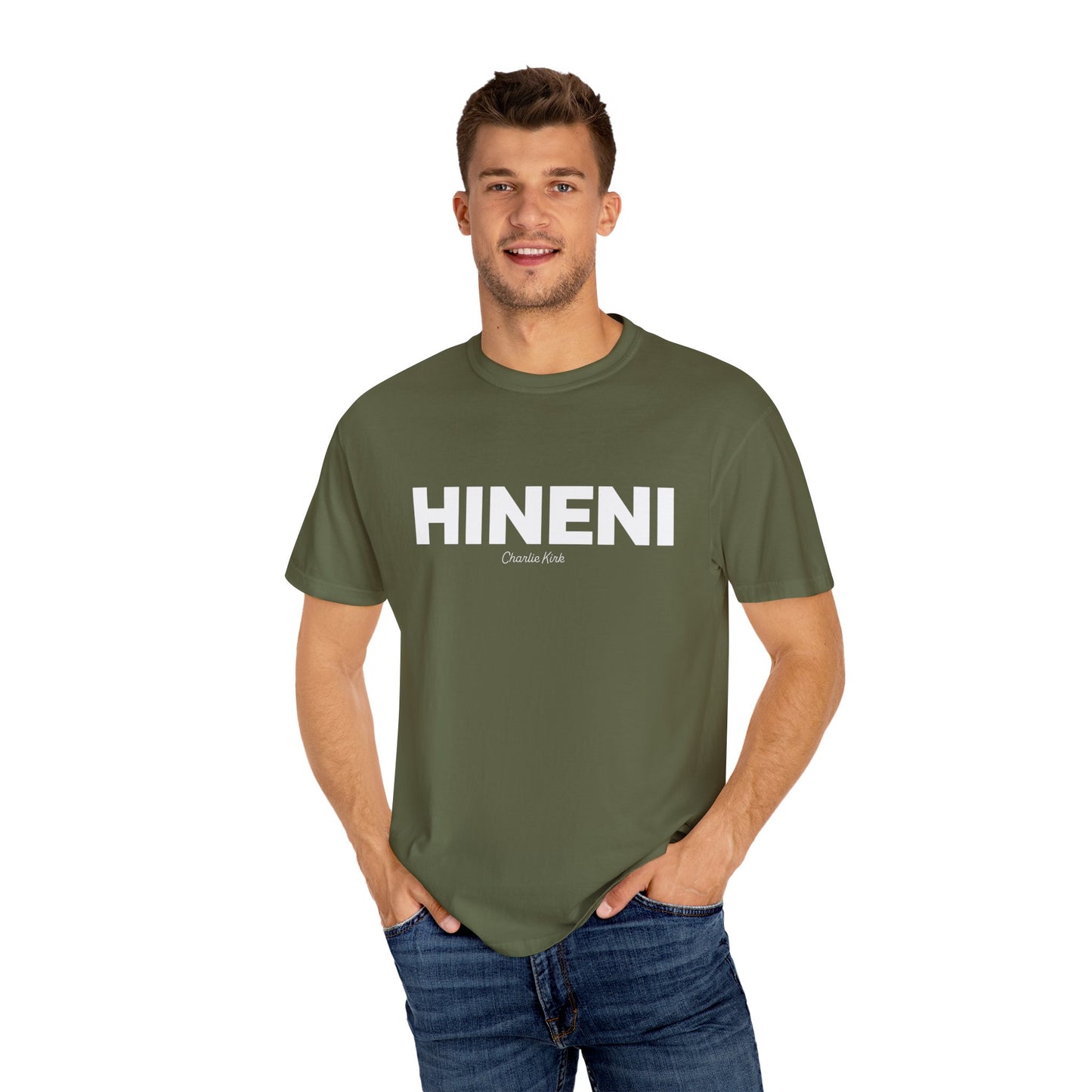 HINENI Charlie Kirk Tee - Comfort Colors