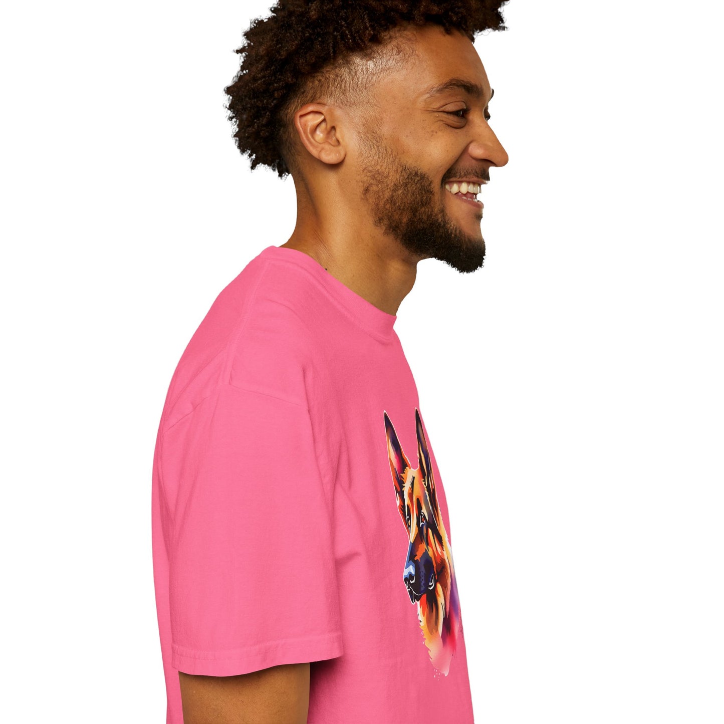 Colorful German Shepherd Tee - Comfort Colors